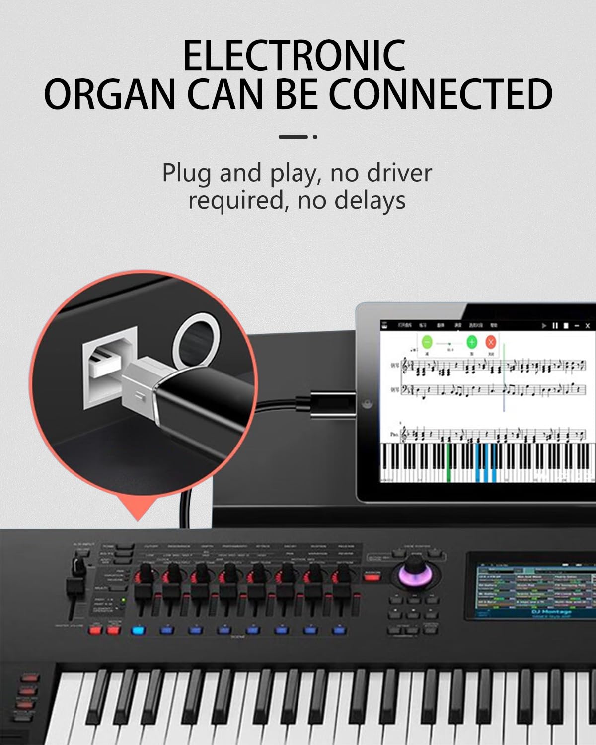 Usb C Adapter 8 Pack Usb B To Usb C, Type C Female To Usb Printer Male Adapter, Type C To Midi Convert Connector Support Data Sy