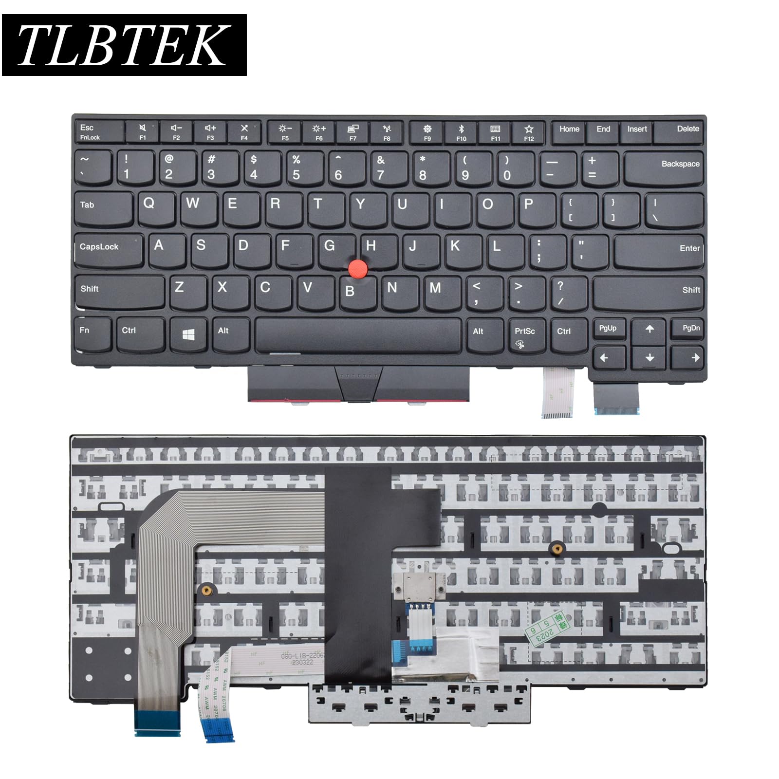Tlbtek Laptop Keyboard Replacement Compatible With Lenovo Ibm Thinkpad T470 T480 A475 A485 Series