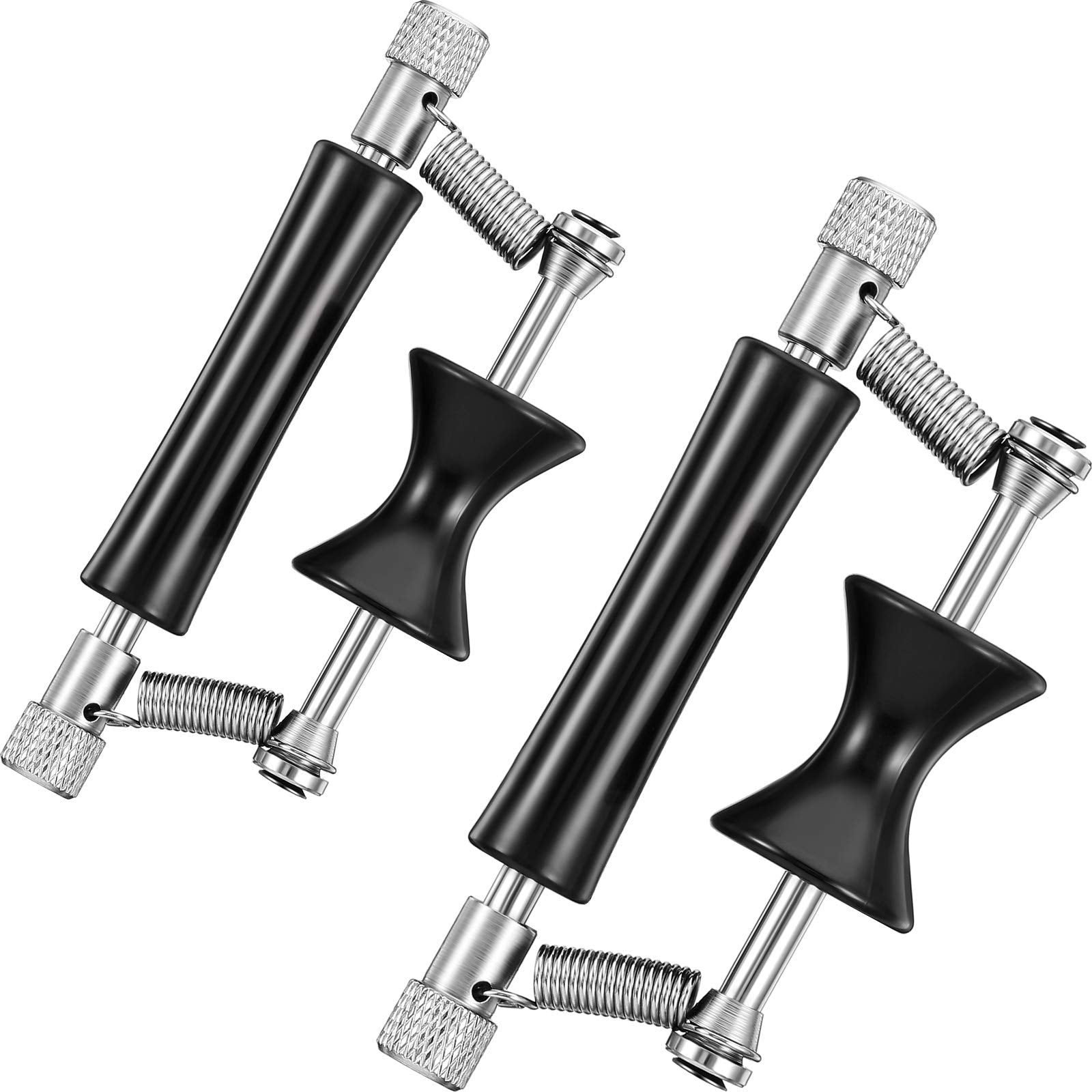 2 Pack Guitar Rolling Capo Sliding Adjustable Rubber and Stainless Steel Capo for Tuning Tone of String Instruments Like Folk Cl