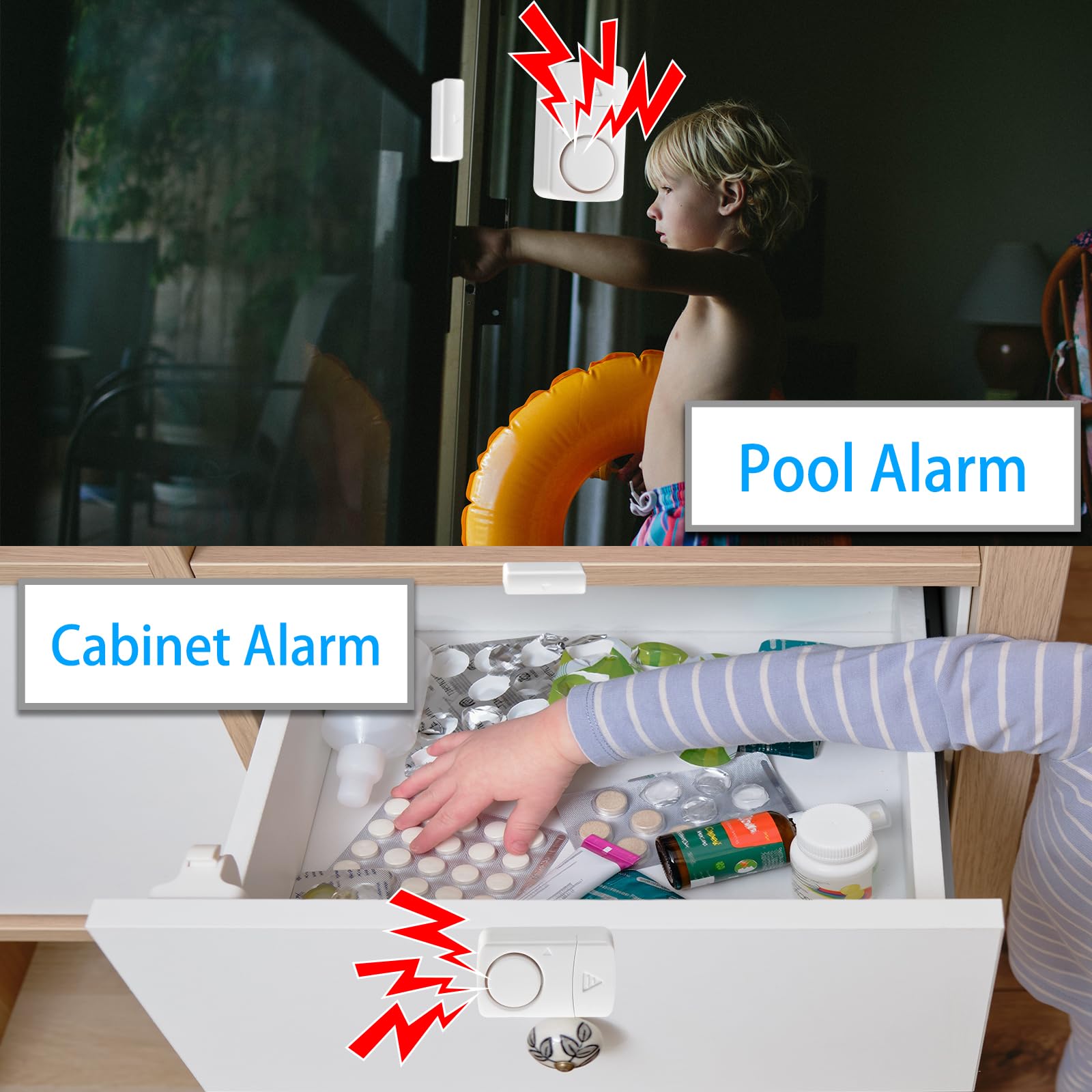 Door Alarm Sensor Window Alarms For Home Security Kids Burglar Safety