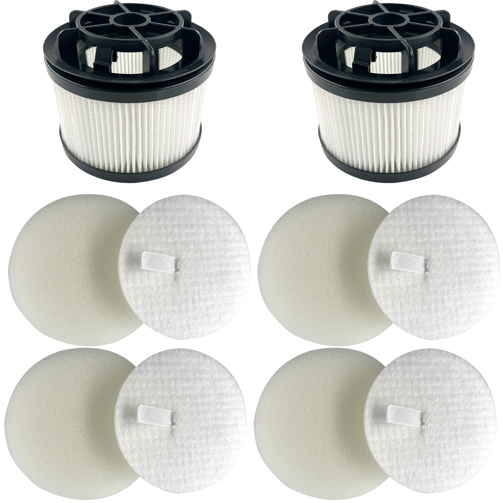 Dttery Filter Replacement For Levoit Lvac 200 Cordless Stick Vacuum, Lsv V201 Wus, 4 Pre Motor, 2 Post Motor Filters