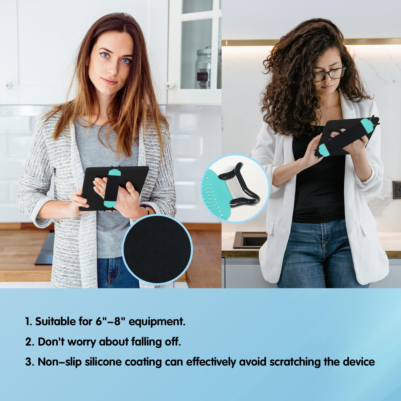 Gowjaw Hand Strap Holder For Kindle Ereaders Fire Tablet, Handle Grip For Tablet Ereaders Fire Tablet   Kindle/Kobo/Voyaga/Lenov