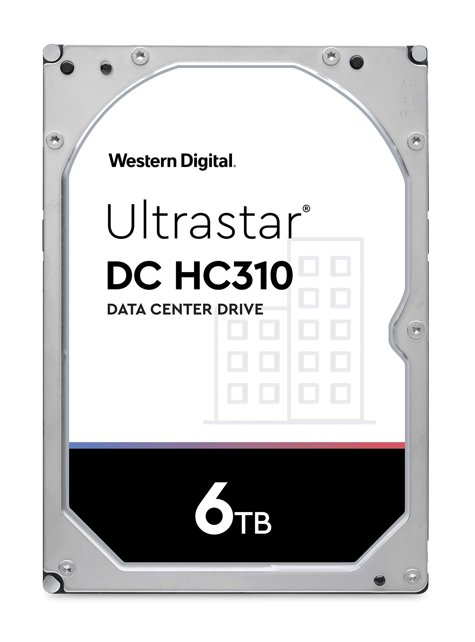 Western Digital 6TB Ultrastar DC HC310 SATA HDD - 7200 RPM Class, SATA 6 Gb/s, 256MB Cache, 3.5 - HUS726T6TALE6L4