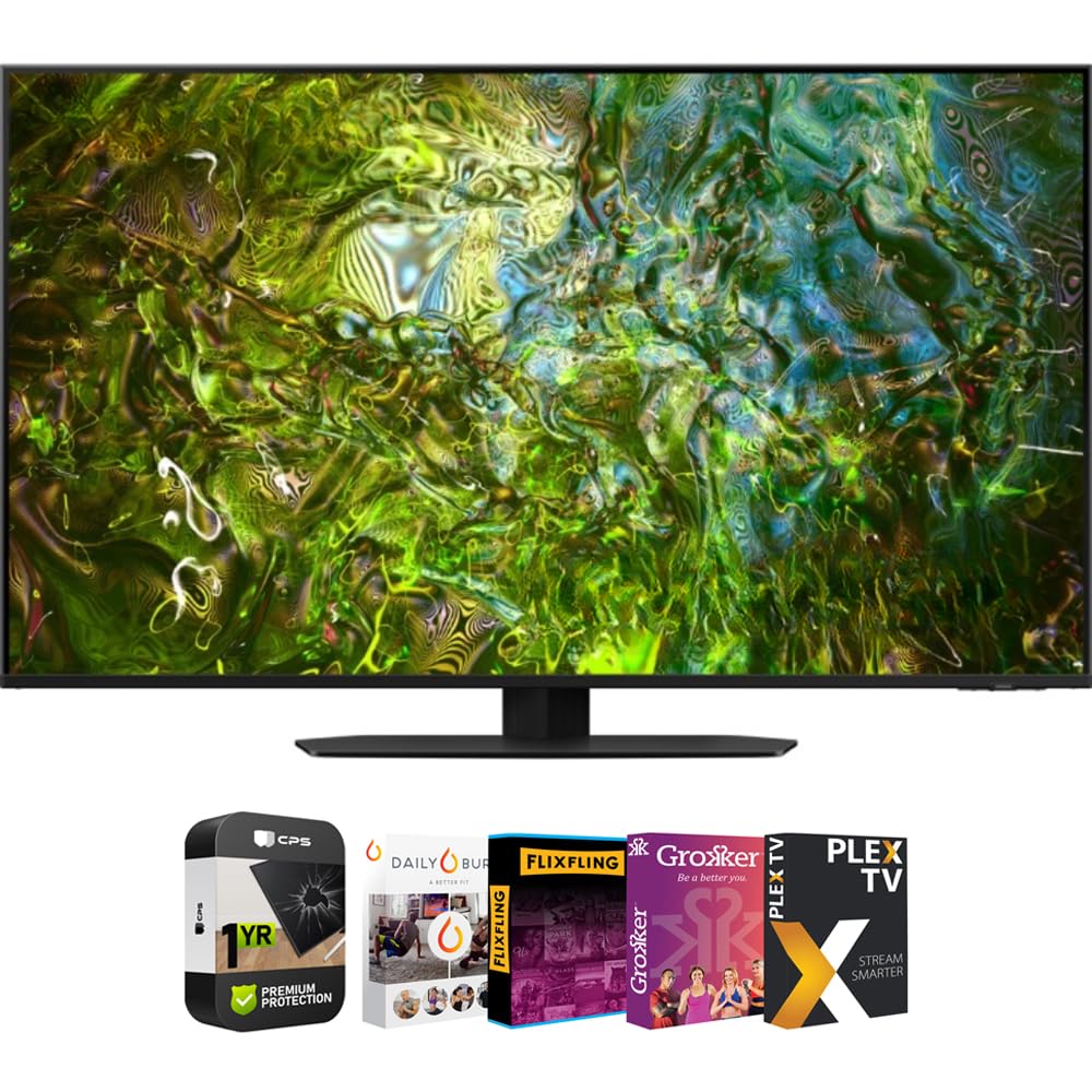 Samsung Qn65Qn90Da 65 Inch Neo Qled 4K Smart Tv (2024) Bundle With 1 Yr Cps Enhanced Protection Pack And Premiere Movie Streamin