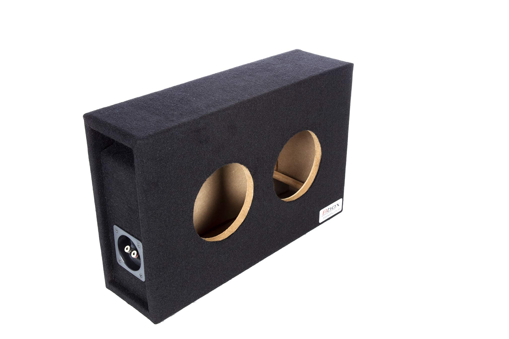 Atrend 6.5Dvme Bbox Series 6.5'''' Dual Shallow Hyper Vented Enclosure, Black (Atr65Dvme)