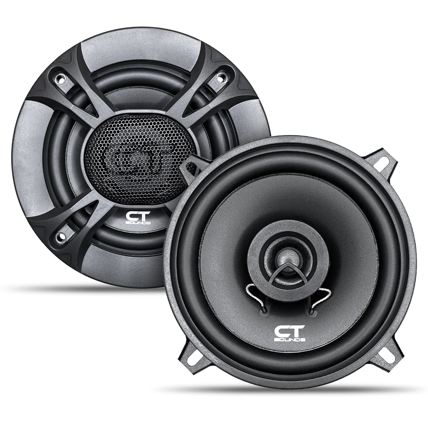 Ct Sounds Bio 5 25 Cox 5.25 Inch Coaxial Car Speakers, 160 Watts Max, Pair