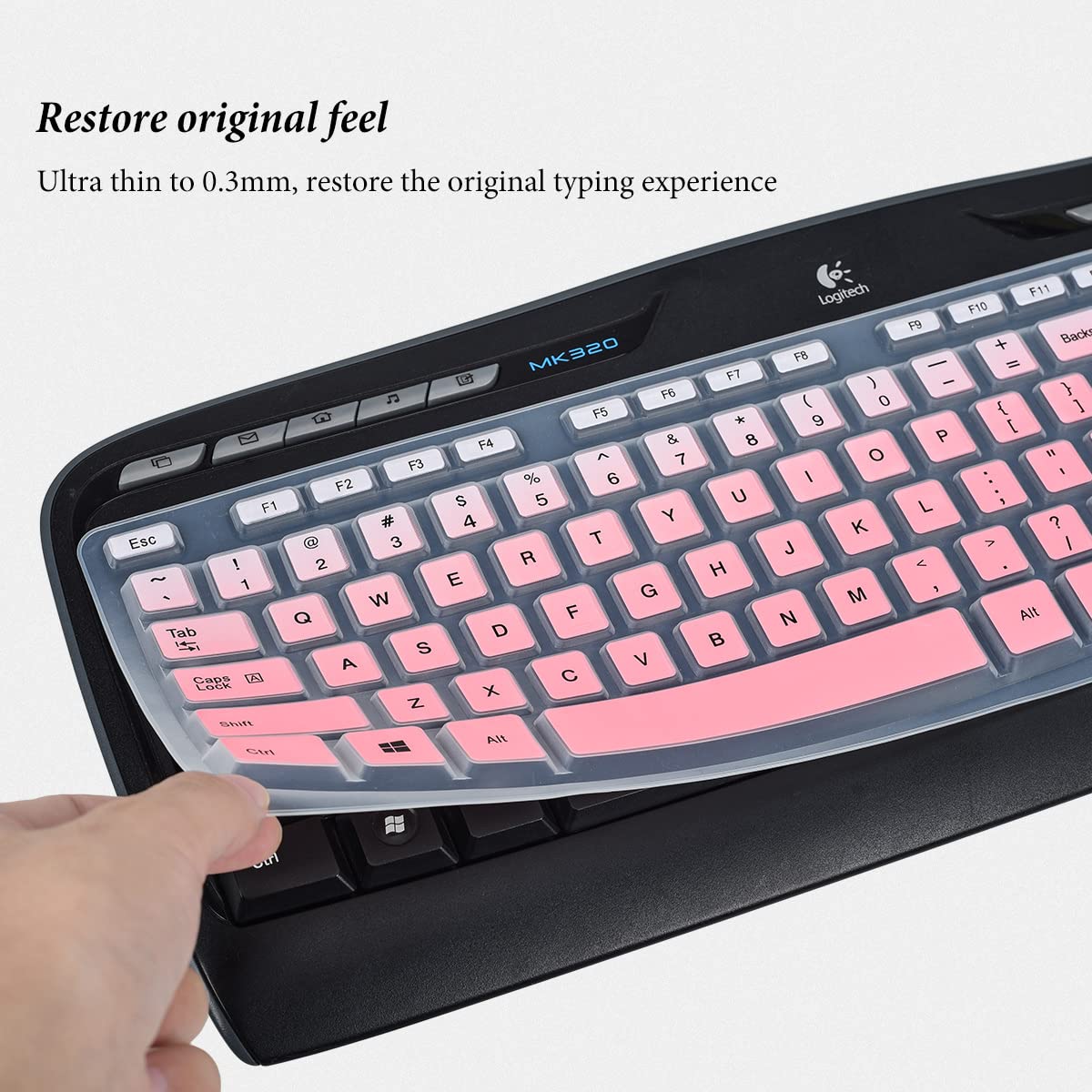 Keyboard Cover For Logitech Mk320 Mk330 K330 Wireless Desktop Keyboard, Logitech Mk320 Yr002/Y R0009 Keyboard Skin Accessories G