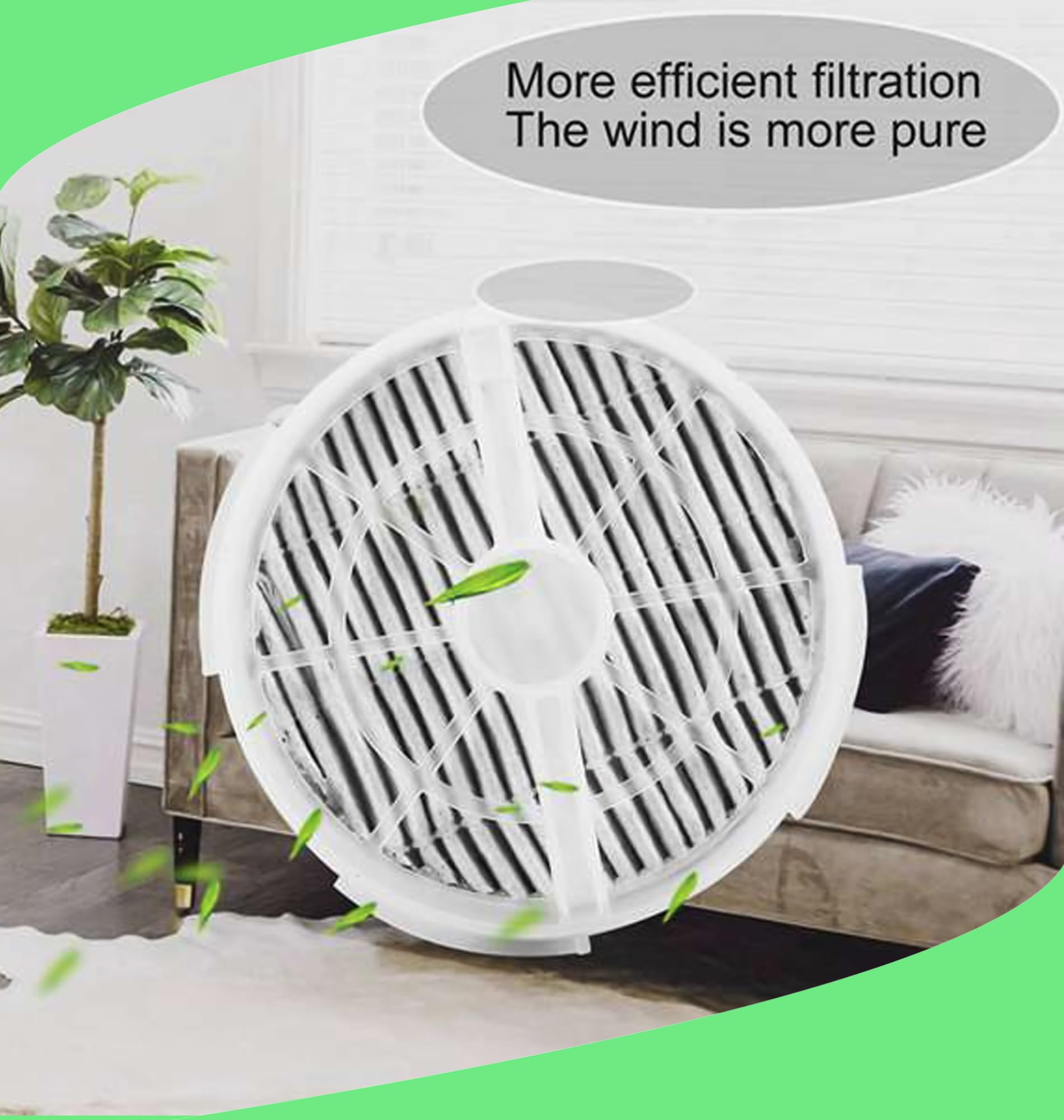 Gl2103 Hepa Filter Replacement Compatible With Rigoglioso, Jinpus, Ltlky, Frida Baby, Meleden,Sy900S And More Air Purifiers, 4 I