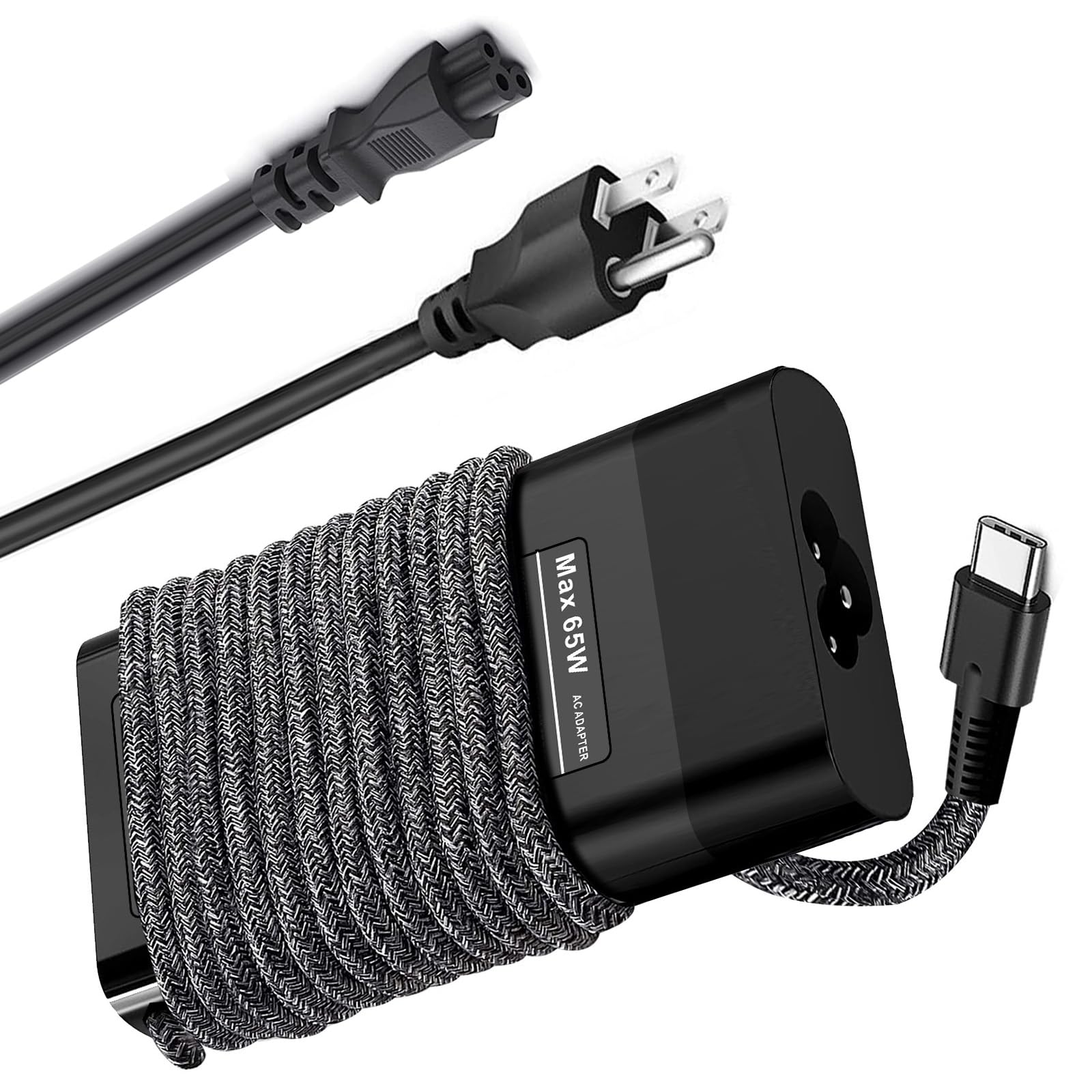 New Slim Hp 65W Usb C Laptop Charger For Hp Envy X 360,Hp Spectre X360,Elitebook X360,Chromebook X360,Elite X2,Pavilion X2, Envy