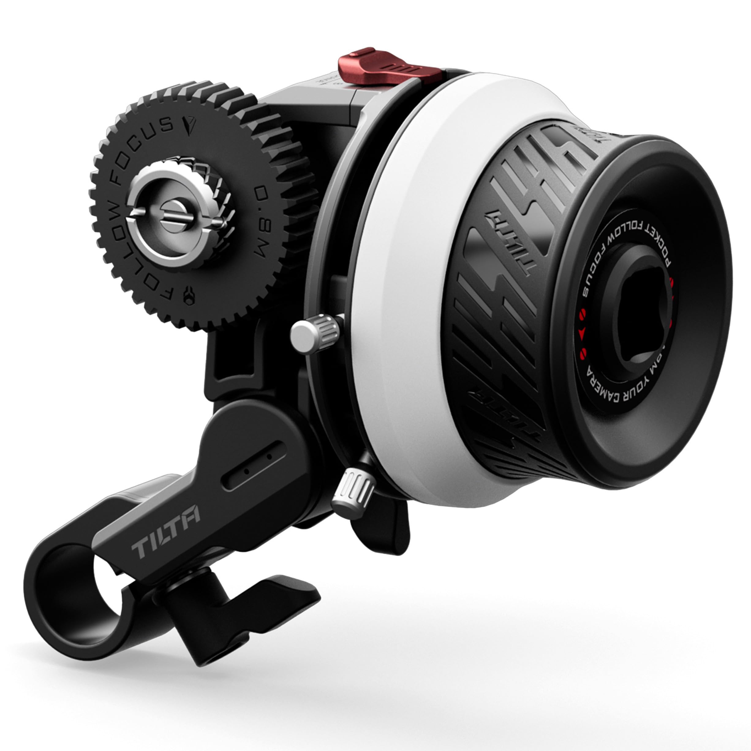 Tilta Pocket Follow Focus | Precise Focus Ring With A/B Stops | Fluid Damping System | 15Mm Rod & Rod Holder | Works With Most Cameras & Lenses | Lightweight, Comfortable, And Compact Design (Ff T07)