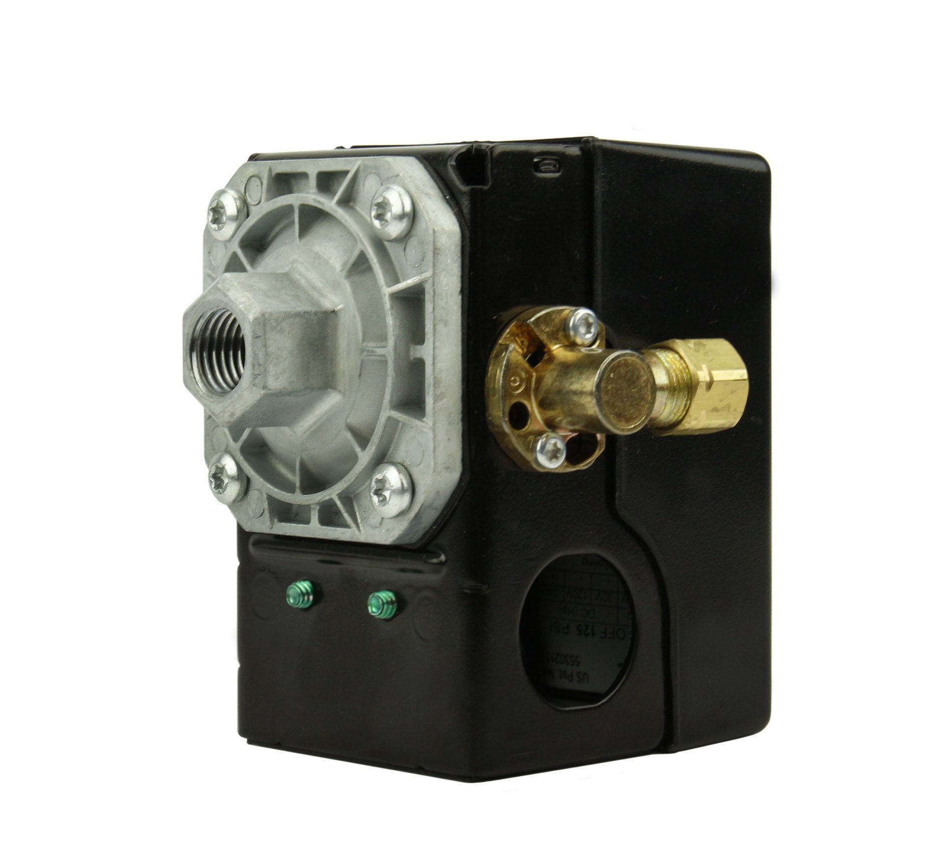 Pressure Switch For Air Compressor Made By Furnas / Hubbell 69Jf7Ly 95 125 Single Port W/ Unloader & On/Off Lever