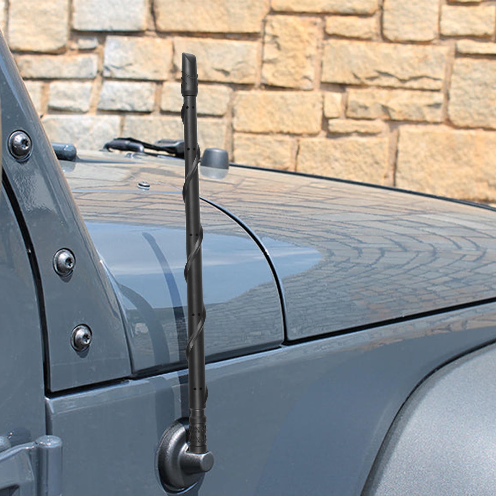 Ksaauto 13 Inch Antenna 2007 2024 Jeep Wrangler Gladiator Accessories, Jeep Sahara Rubicon Sport Willys 4Xe Mojave Jl Jk Jlu Jku