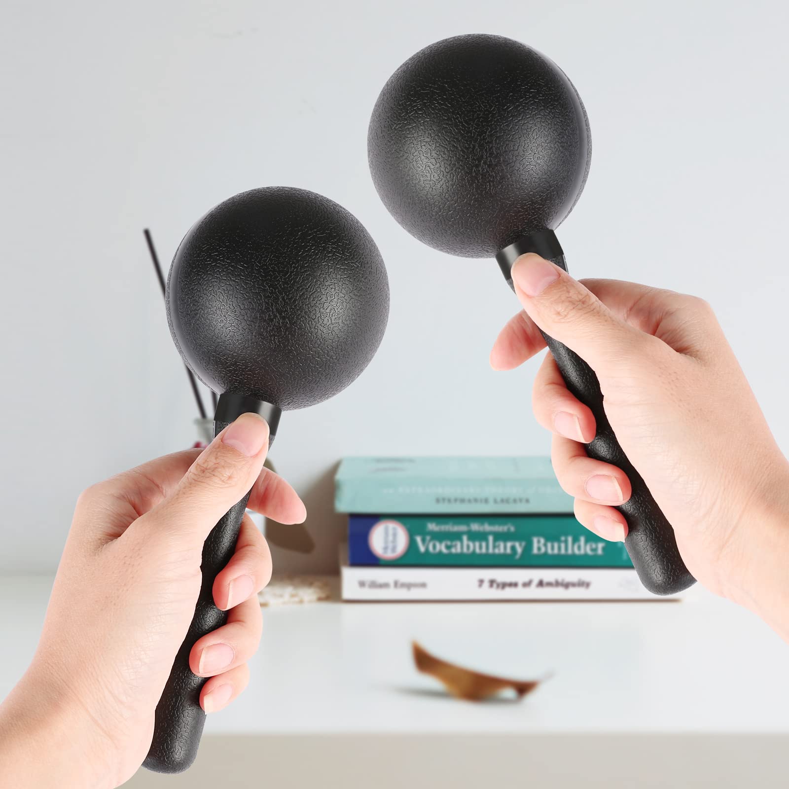 Eastrock Maracas Shaker Rattles Abs Sand Hammer Hand Percussion Rattles For Adults, Great Percussion Instrument For Live Perform