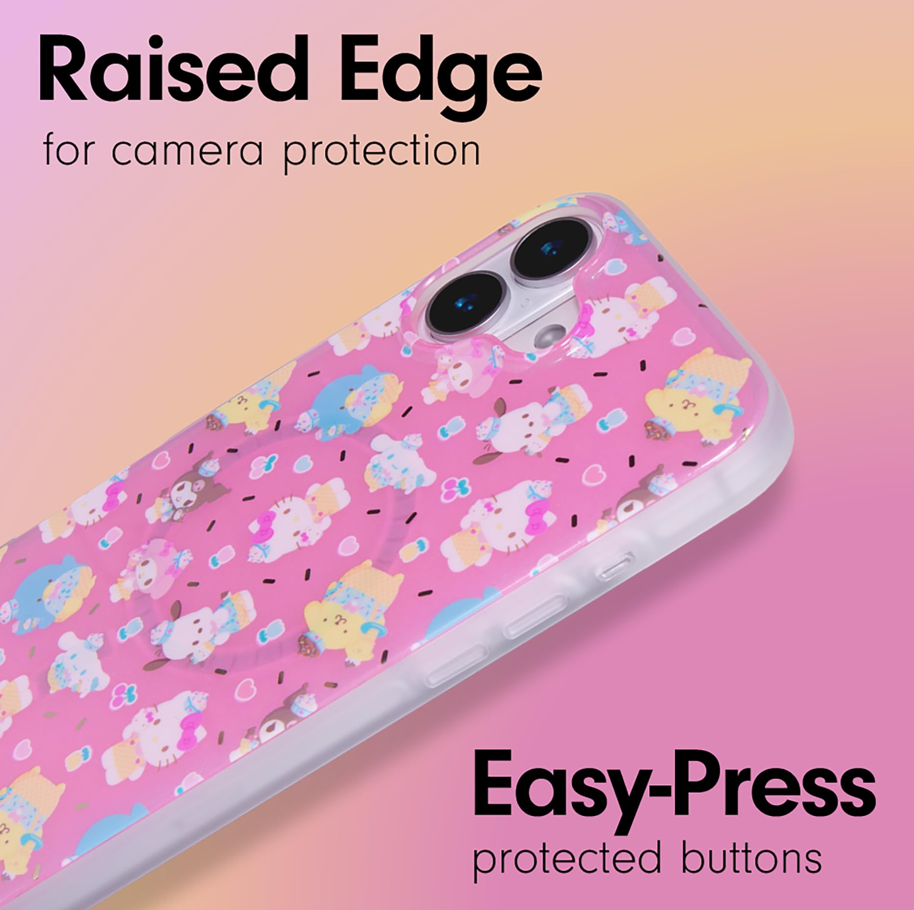 Sonix X Sanrio Case For Iphone 16 Plus | Compatible With Magsafe | 10Ft Drop Tested | Hello Kitty And Friends Ice Cream