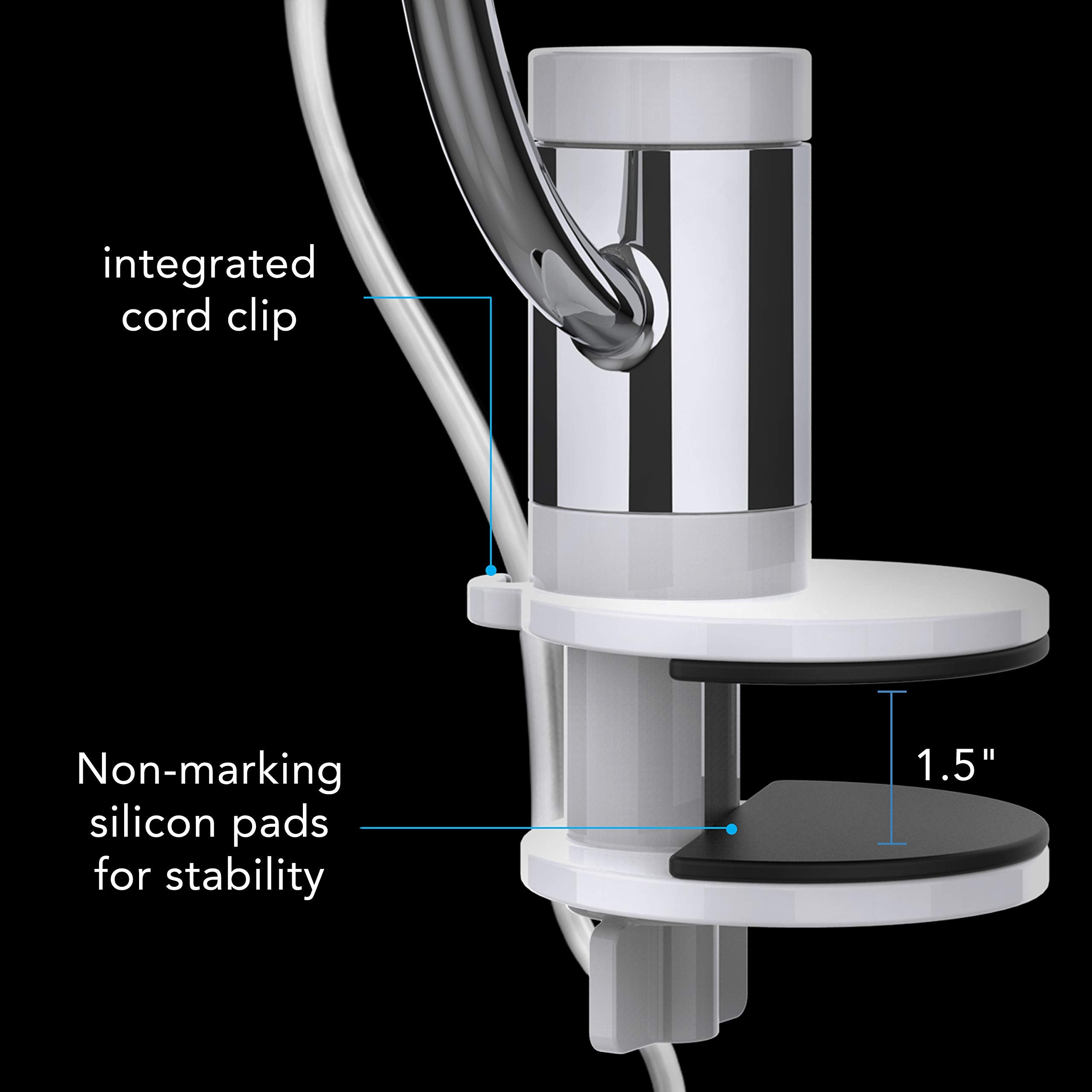 Vornado Pivot Clip Personal Air Circulator Fan With Multi-Surface Clip, Quiet Portable Fan For Office Or Bedroom, 3 Speeds, Ice
