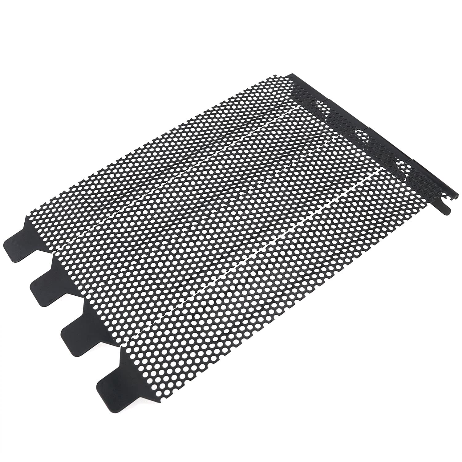 Chenjin Pci Slot Cover 5Pcs Black Pci Dust Filter Blanking Plates With 5Pcs Screws Vented Slot Cover