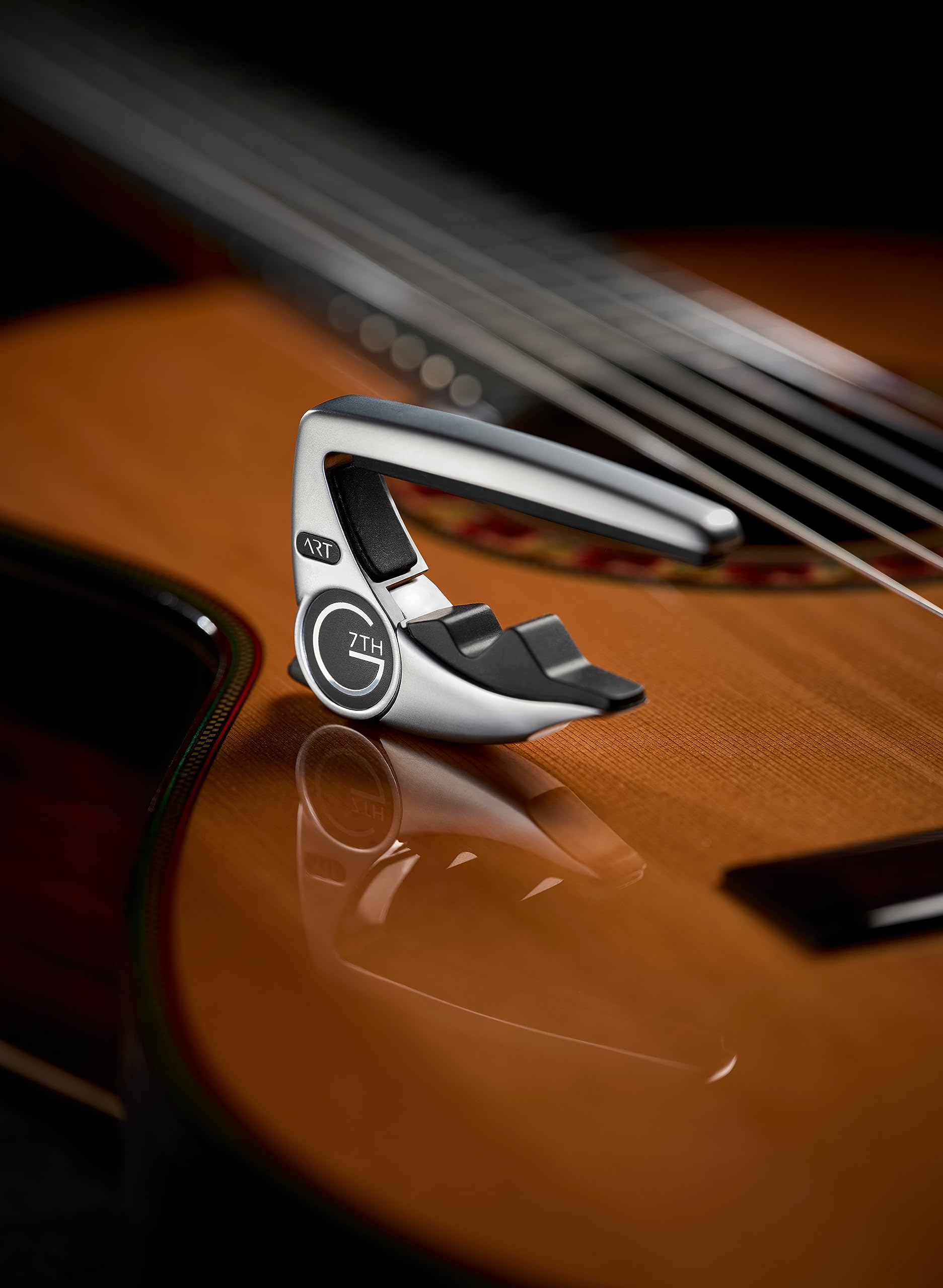 G7Th Performance 3 Classical Guitar Capo, Silver (G7P3Clsl)