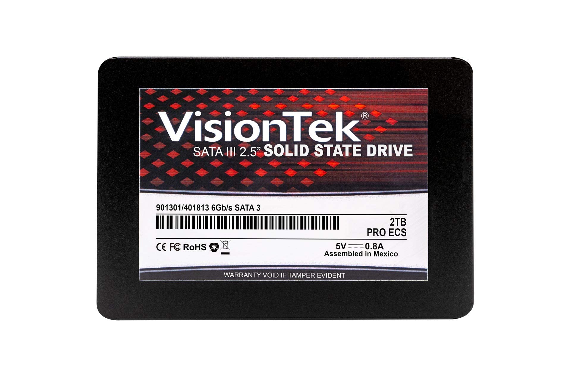 Visiontek 2Tb Pro Ecs 7Mm 2.5 Inch Sata Iii Internal Solid State Drive With 3D Tlc Nand Technology For Desktop Computers, Laptop