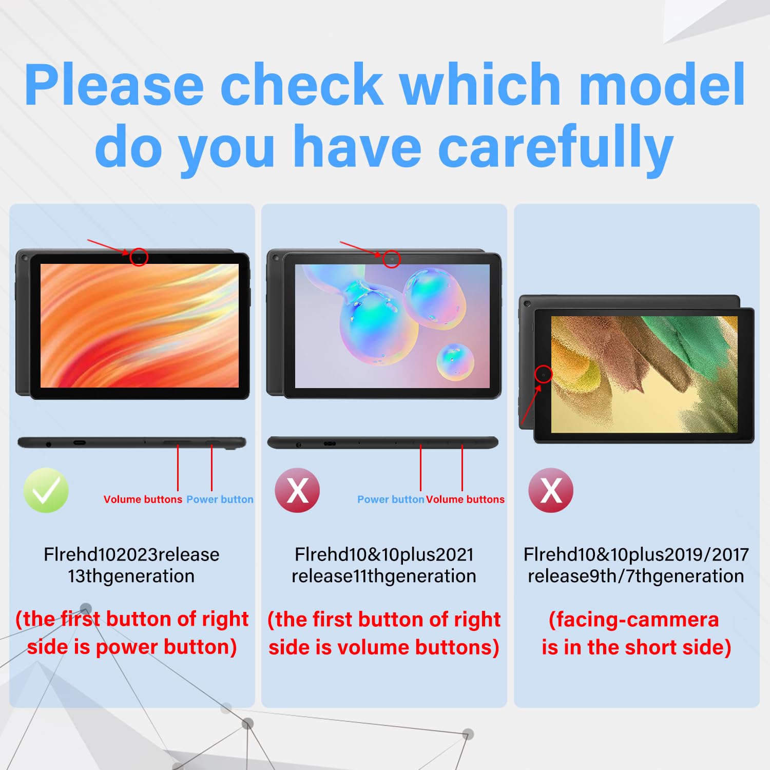 Roiskin For Dual Layer Shockproof Rugged Case For 2023 Tablet 10 Case 13Th Generation,Not For Ipad Samsung 10 Inch