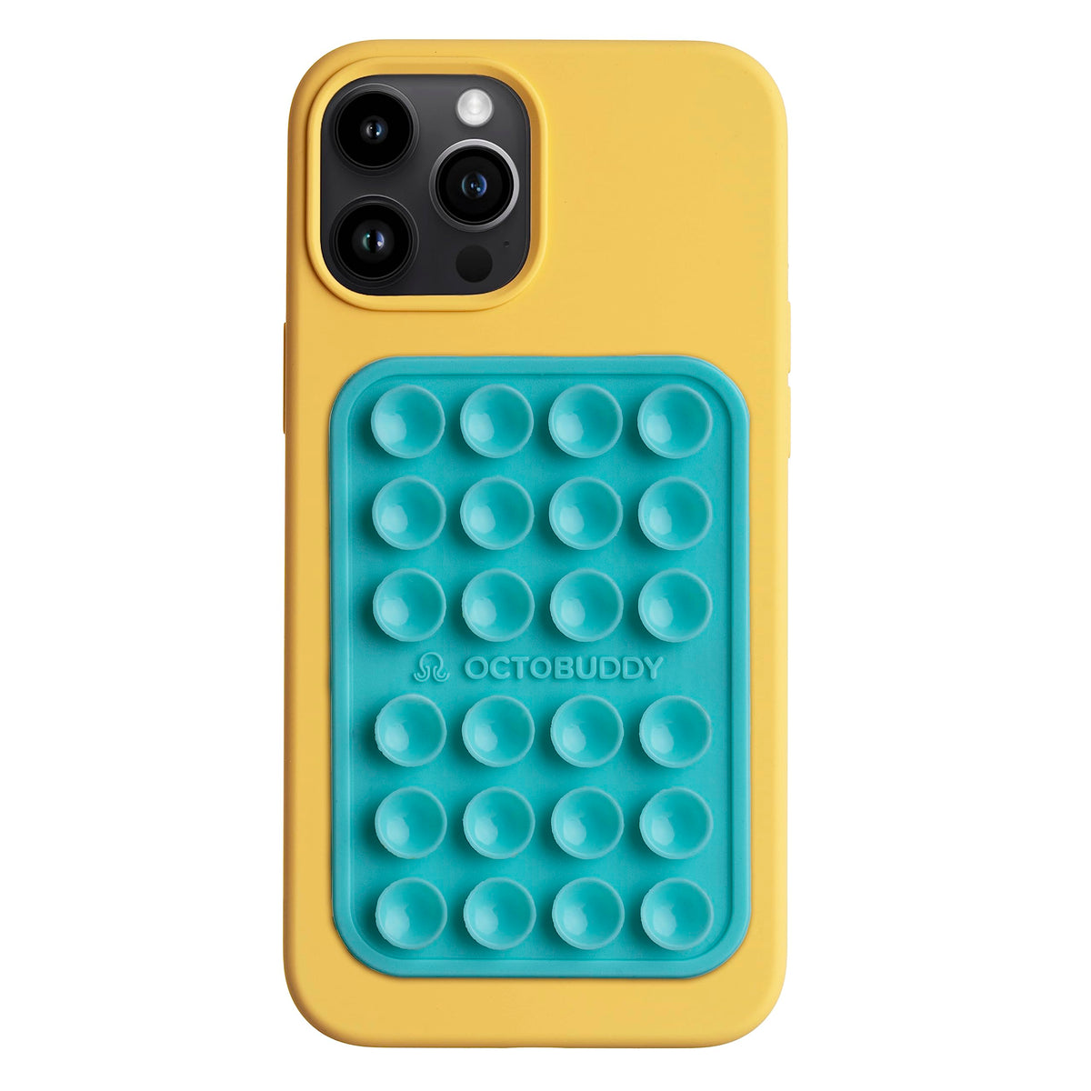 Octobuddy Max Silicone Suction Phone Case Adhesive Mount - Hands-Free, Strong Grip Holder For Selfies & Videos - Durable, Easy T