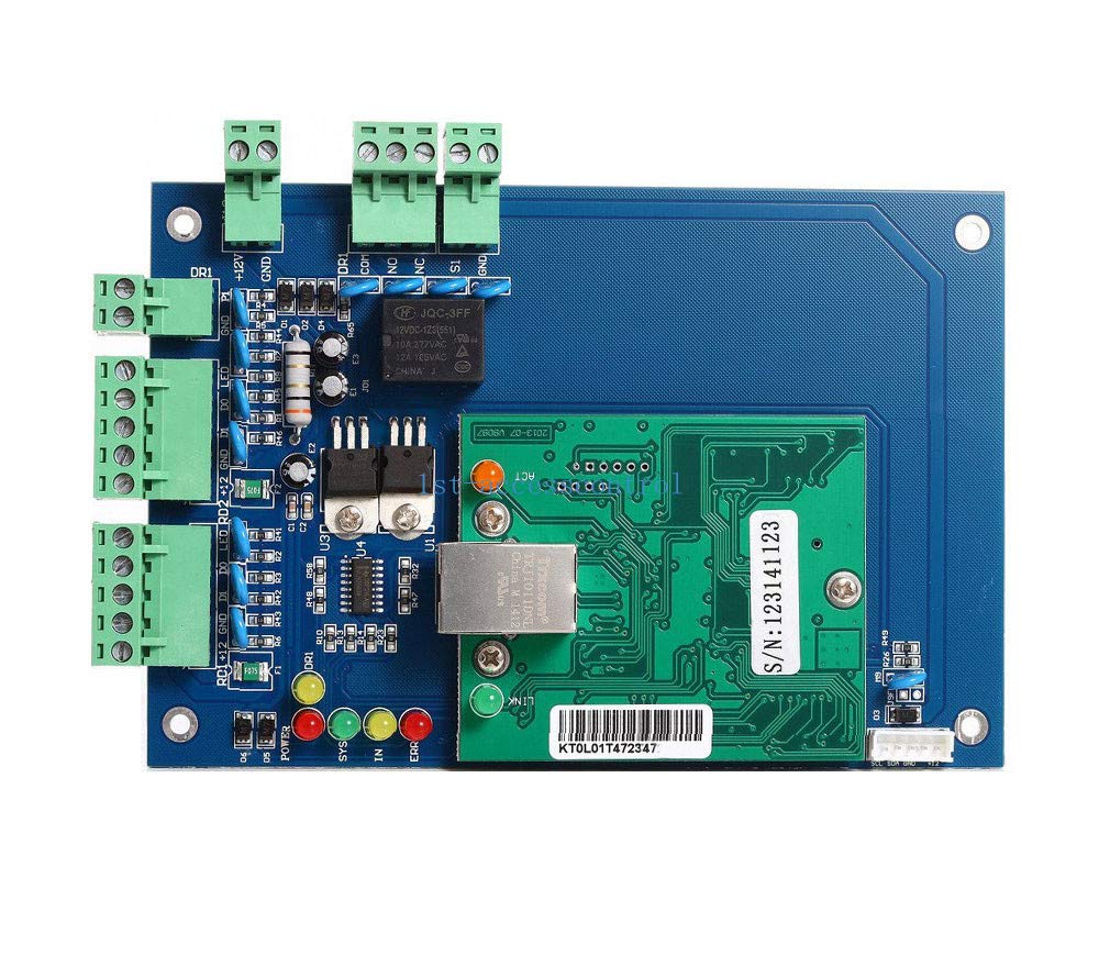 Mengqi-Control Single Door Access Control System Core Control With Metal 110V-240V Power Supply Box Tcp/Ip Network Access Contro