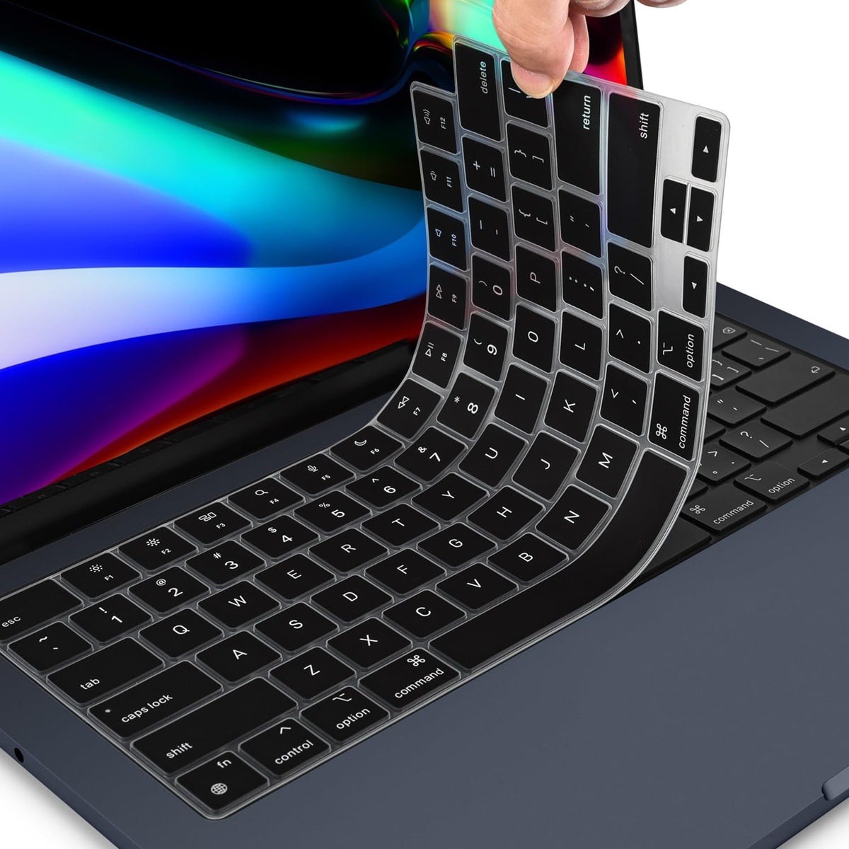 Casebuy Keyboard Cover For 2024 2023 Macbook Air M3 M2 13.6 15.3 A2681 A2941, Macbook Pro 14'' 16'' 2023 2022 2021 A2442 A2779 A