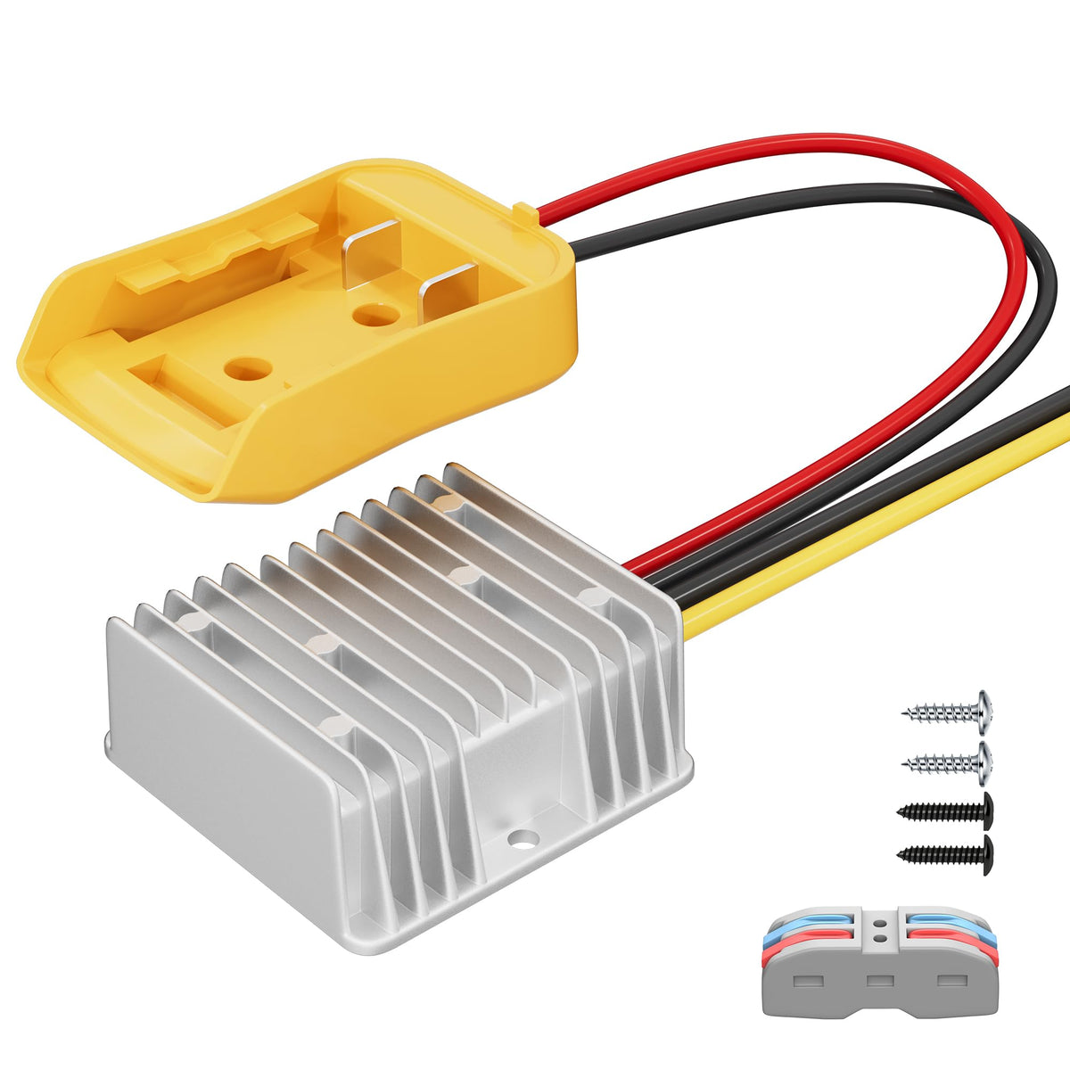 Rvboatpat Step Down Converter For Dewalt 20V To 12V Adapter Power Wheel Battery Adapter Dc 12V 20A 240W Inverter Automatic Buck