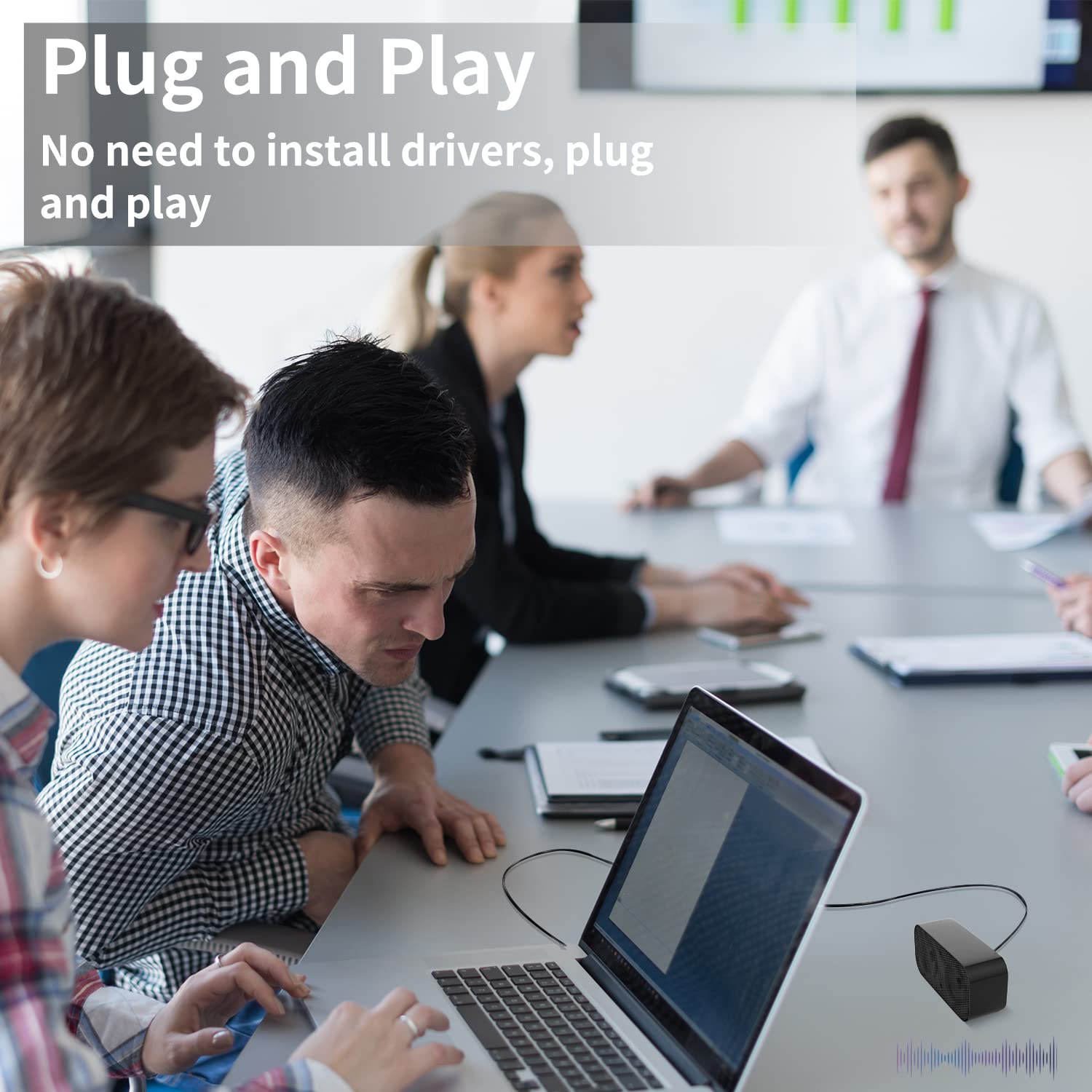 Shuley Computer Speaker For Desktop, Wired Pc Speaker, Portable Usb Speaker For Laptop, Plug And Play, Sound Bar For Office, Hom