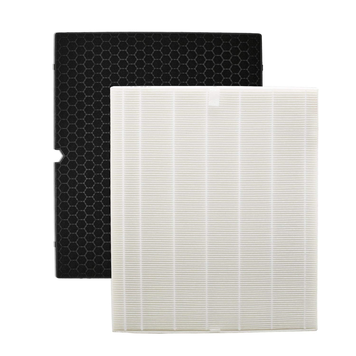 Smilyan 1 Sets 116130 Filter H Replacement For Winix 5500 2 Air Purifier, Includes 1 Pack Ture Hepa Filters + 1 Pack Activated C