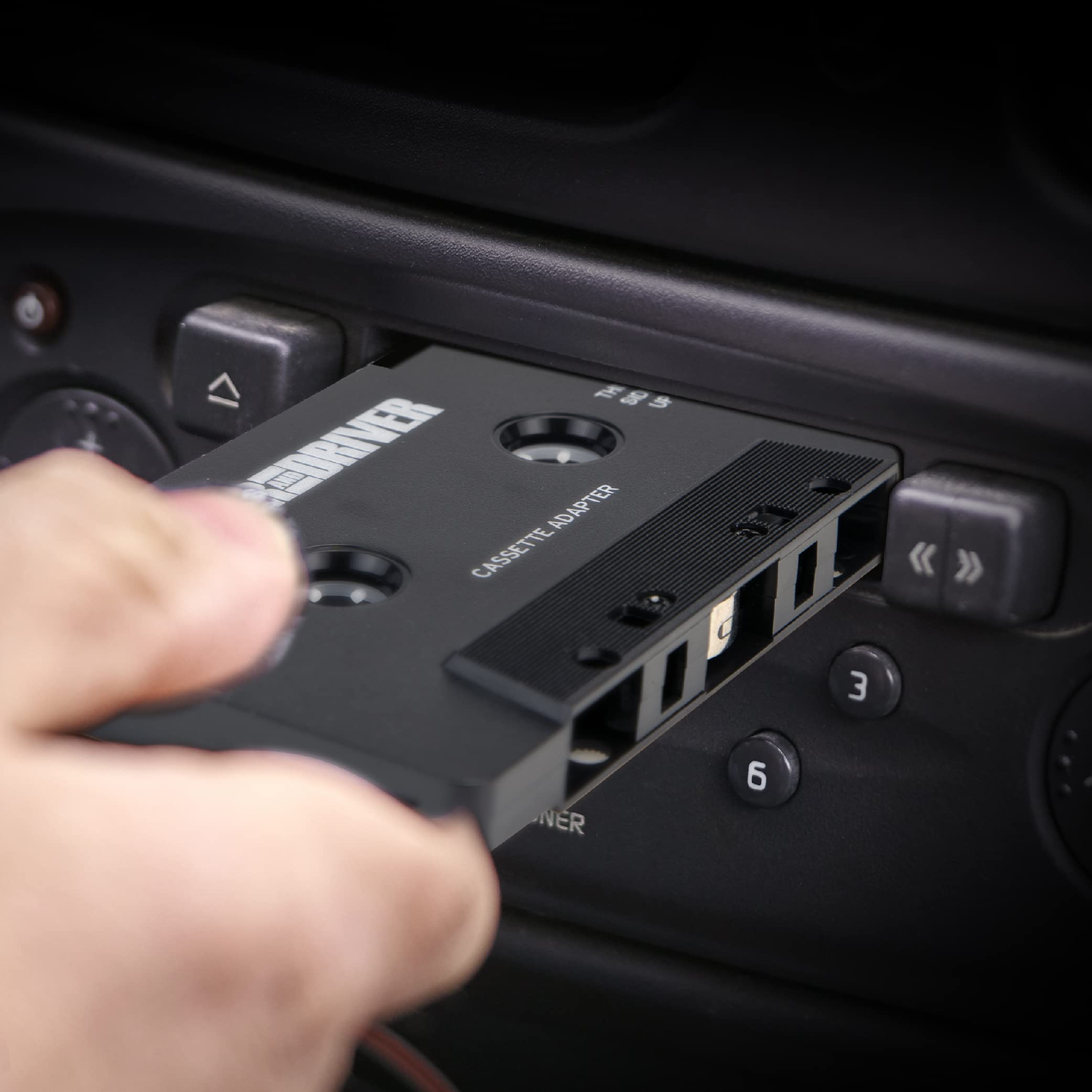 Car And Driver Cassette Adapter For Car, Wired 3.5Mm Universal Aux Plug For Smartphones, Mp3 Players, 31� Cable, Cassette Aux Adapter For Car Cassette Deck, Cassette Tape Aux Cord For Car, Black