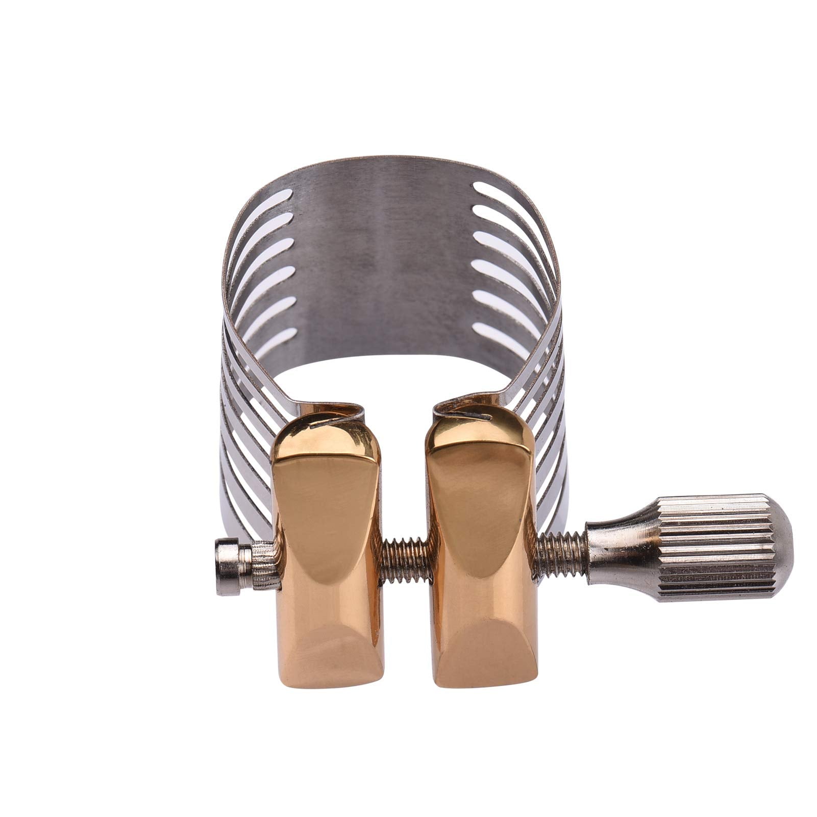 Btuty Tenor Saxophone Mouthpiece Tenor Saxophone Ligature Tenor Sax Ligature Tenor Sax Mouthpiece Brass Ligature Fastener Adjust