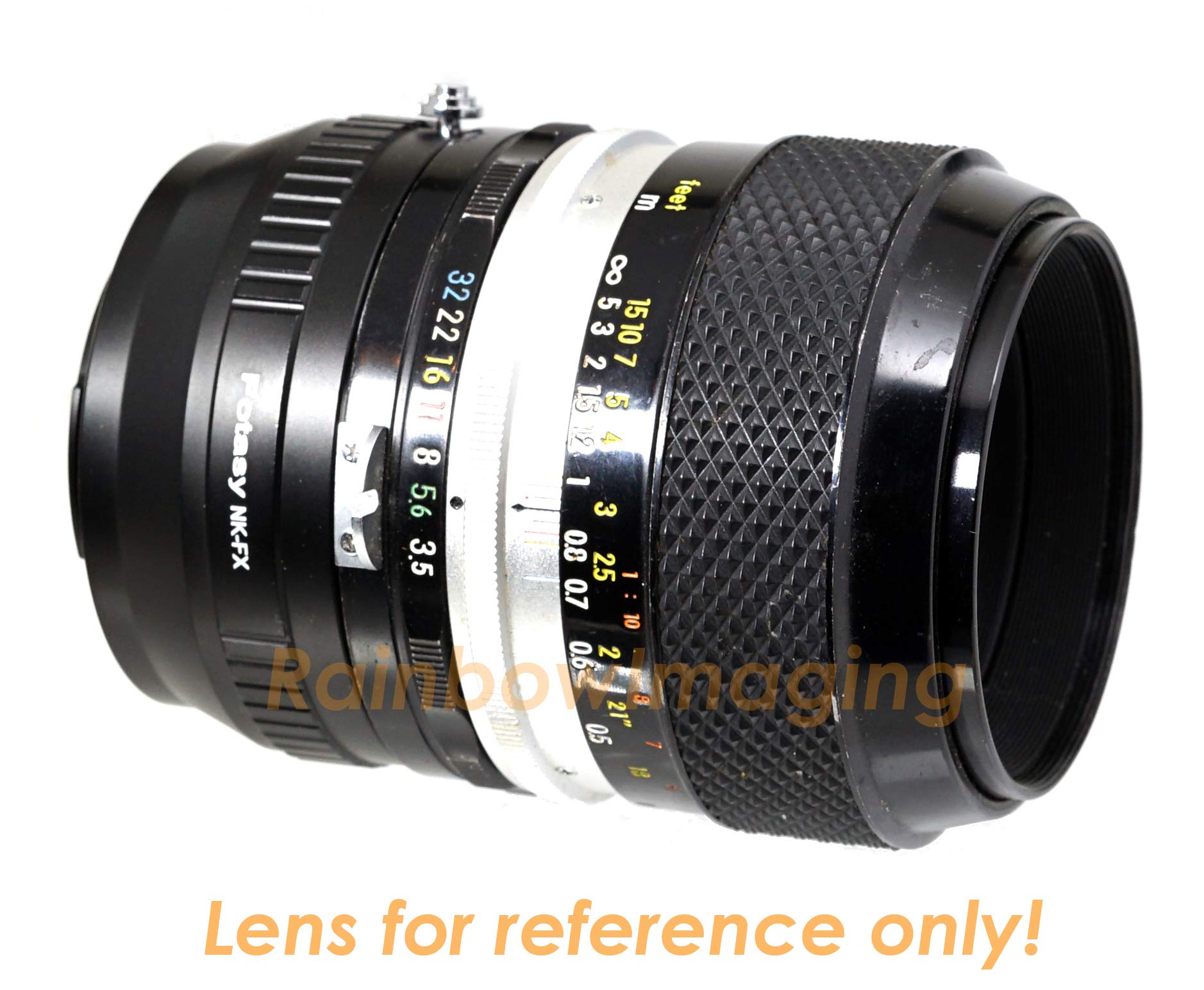 Fotasy Copper Nikkor Lens To Fuji X Adapter, Nk F Mount To X Adapter, Compatible With Fujifilm X-Pro1 X-Pro2 X-Pro3 X-E2 X-E3 X-