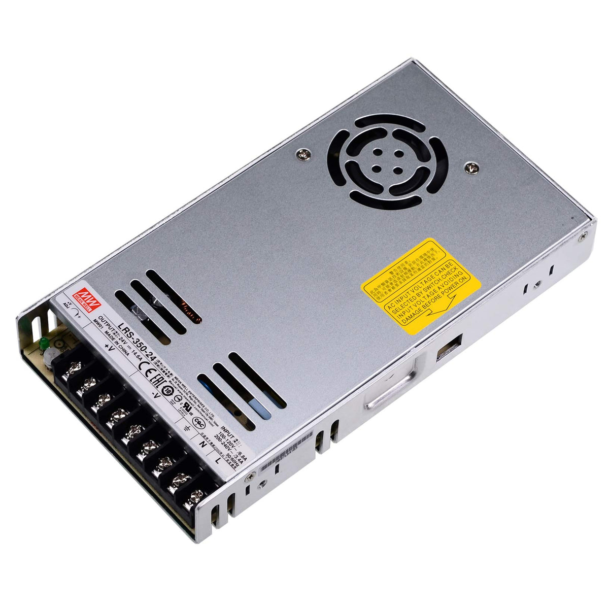 Mean Well Dc Power Supply Lrs 350 24_2 Pack 24V 14.6A 350W For 3D Printer, Led Strip Light, Industrial Control System Nes/Se/S (