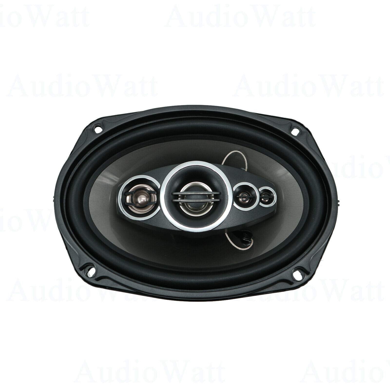 Audiobank 4X Ab 690 6''X9'' 5 Way Car Audio Stereo Coaxial Speakers 1400 Watts Peak Power Handling All Speakers With 4 Ohms Impe
