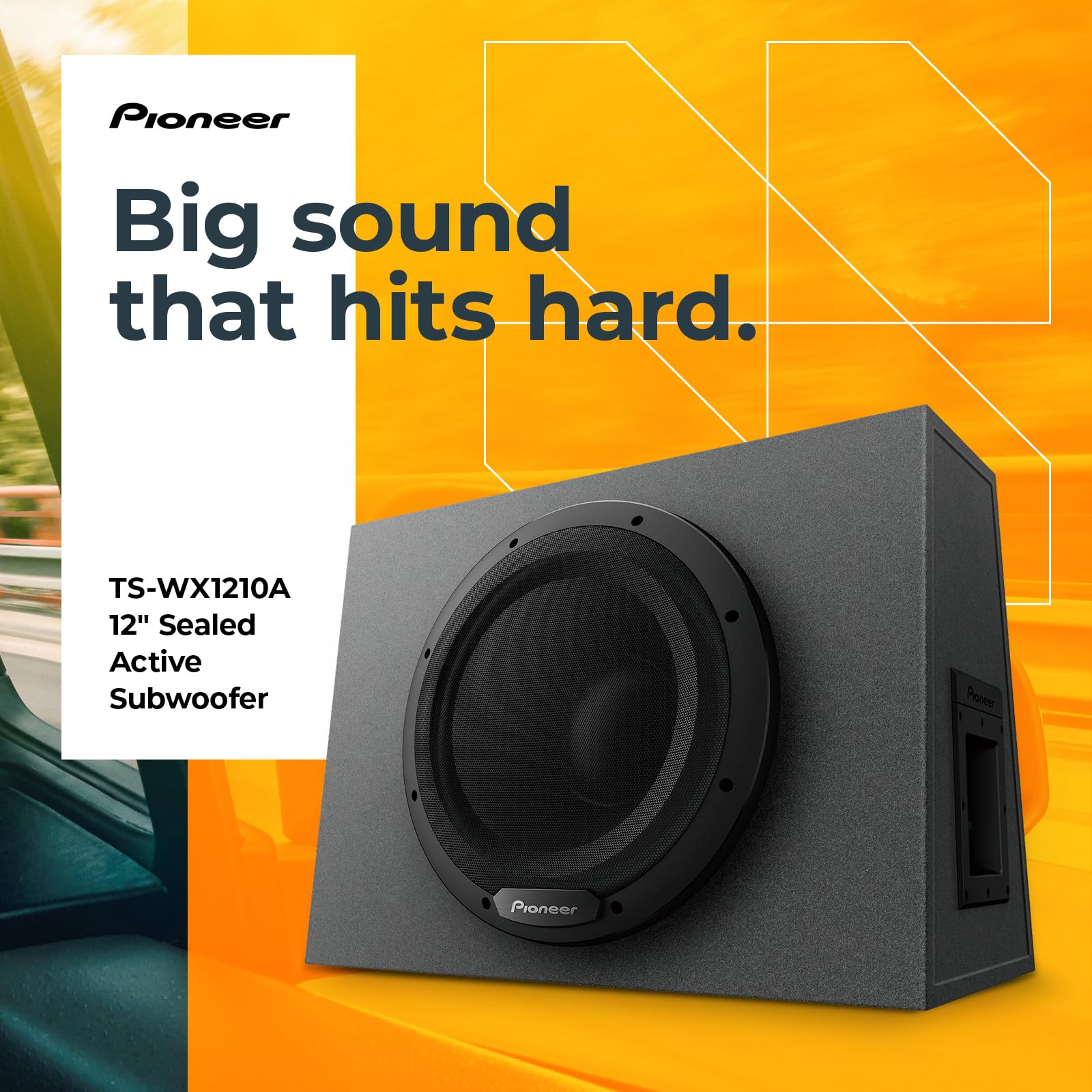 Pioneer 12'' Active Sealed Enclosure Built In Amp 1300 Watts Max