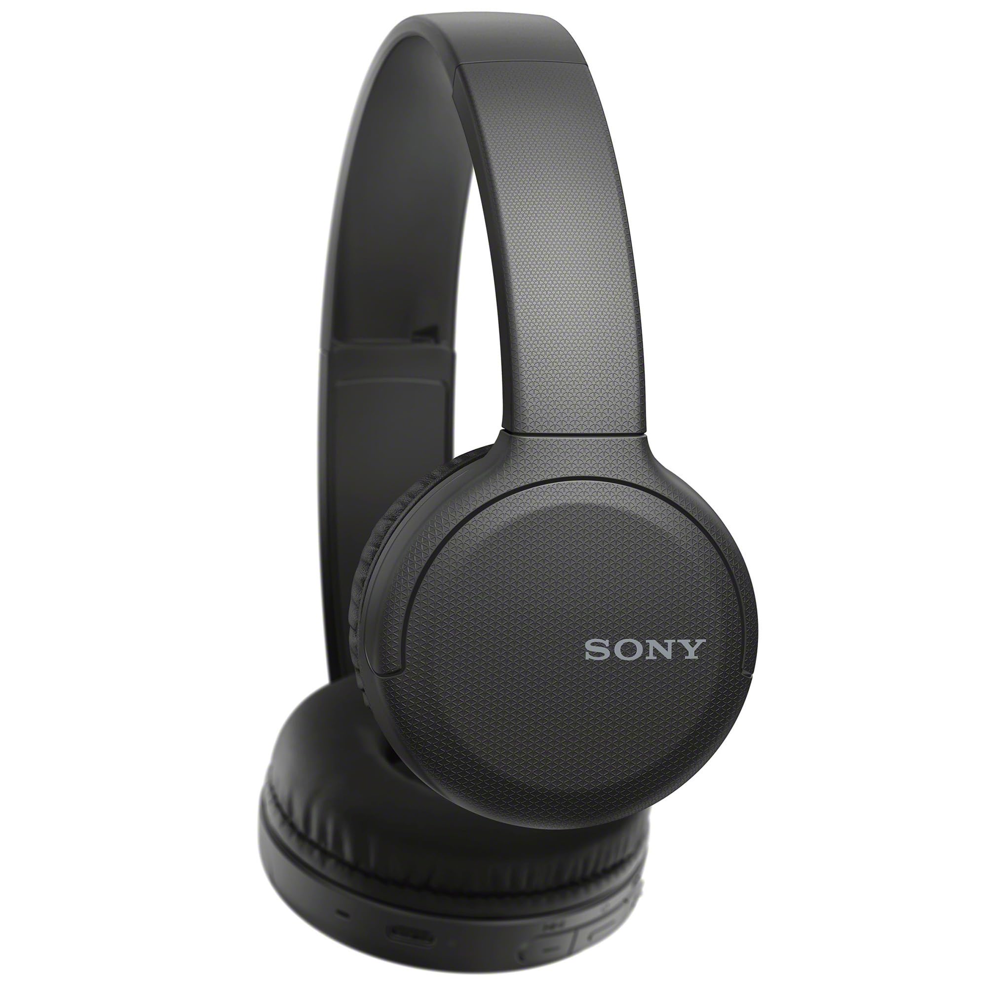Sony Wh Ch510 Wireless On Ear Headphones, Black (Whch510/B) With Knox Gear Hard Shell Case Bundle (2 Items)