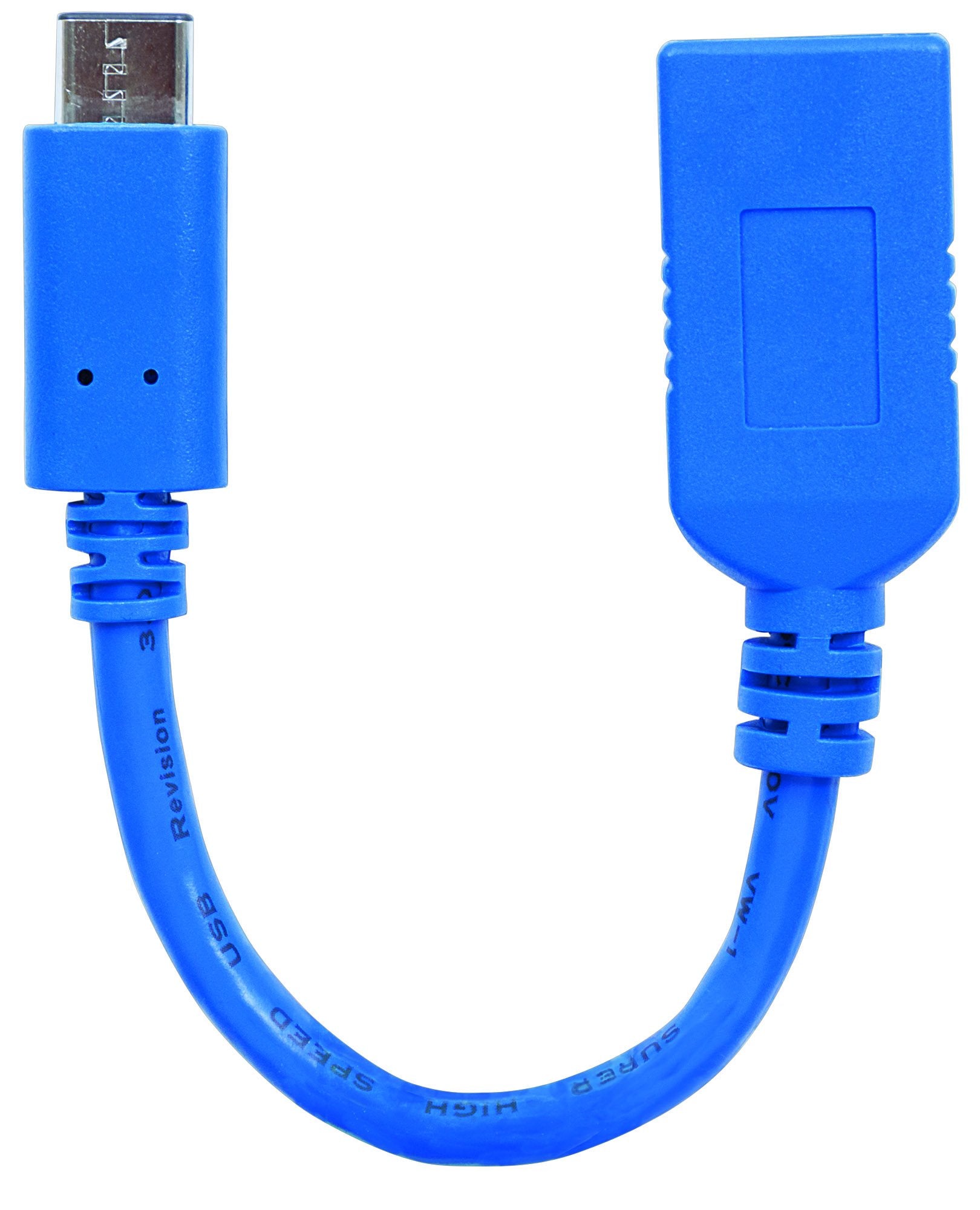 Manhattan USB 3.1 Gen1 Cable Blue 6in