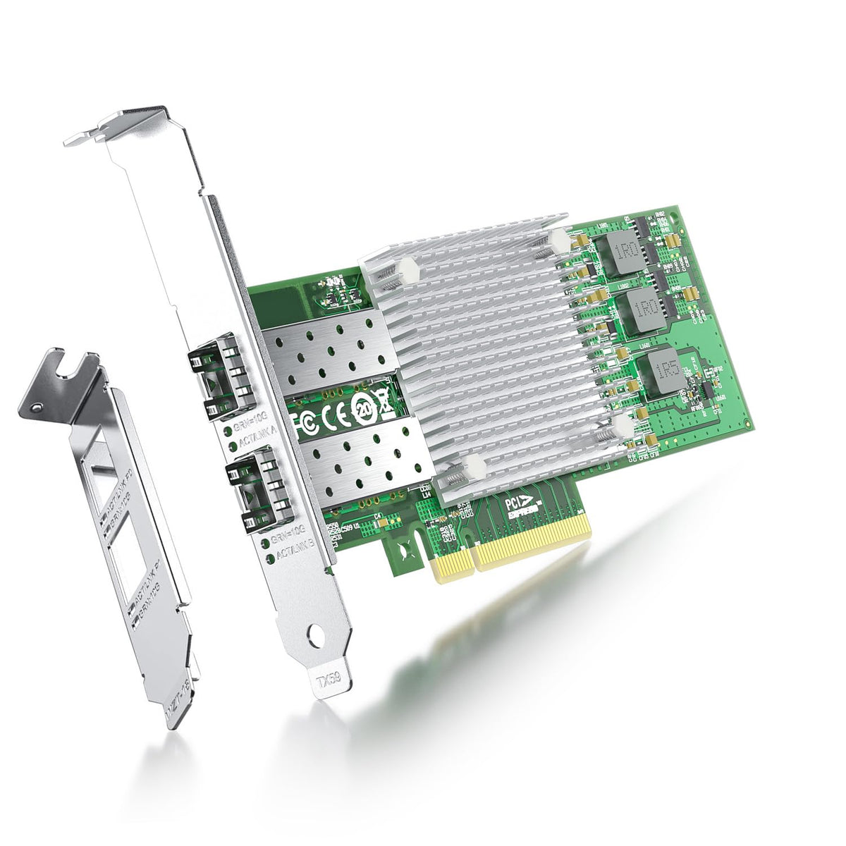 10Gb Dual Sfp+ Nic Pci E Network Card With Broadcom Bcm57810S Chip, Pci E X 8, Pci Express Lan Adapter Card Support Windows Serv