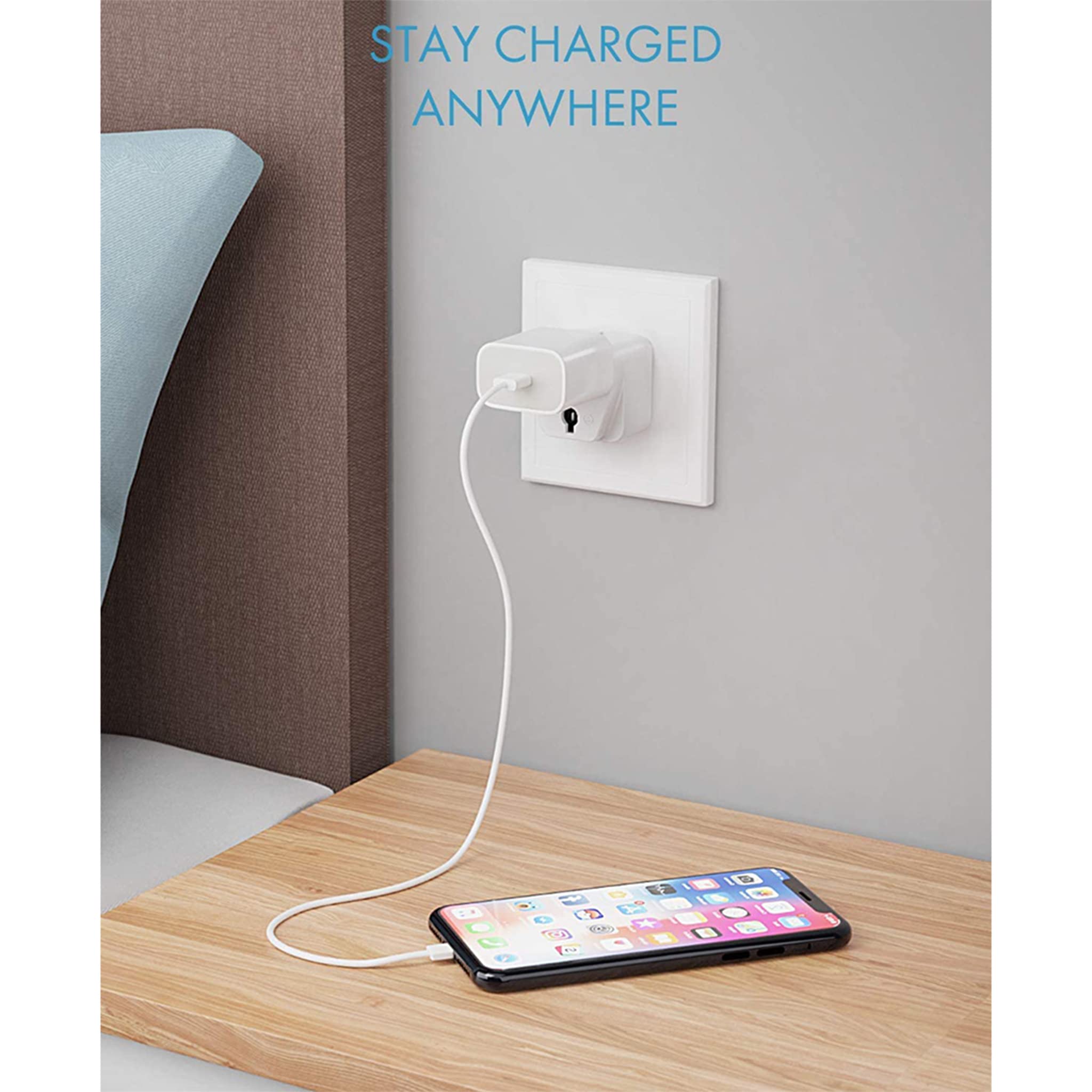Ceptics Israel Power Adapter Travel Universal Plug,Works In Palestine,Jerusalem,Holy City Perfect For Charging Your Electronic Devices (Type H)  Safe Grounded Connection 3 Pack (Gp 14 3Pk),White