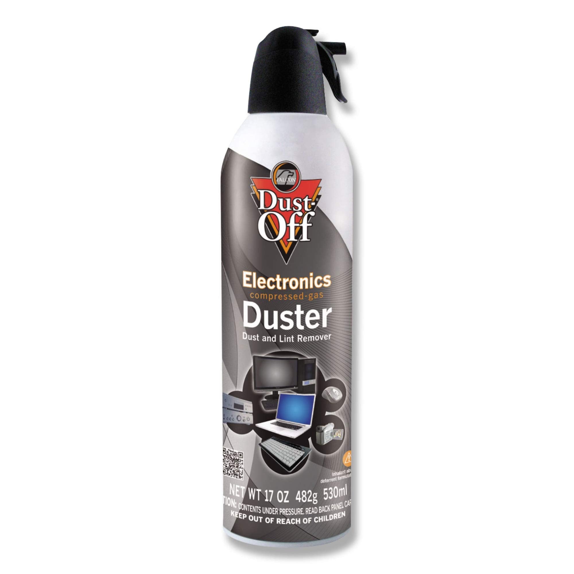 Dust OFF Compressed Gas Duster, 17 Ounces