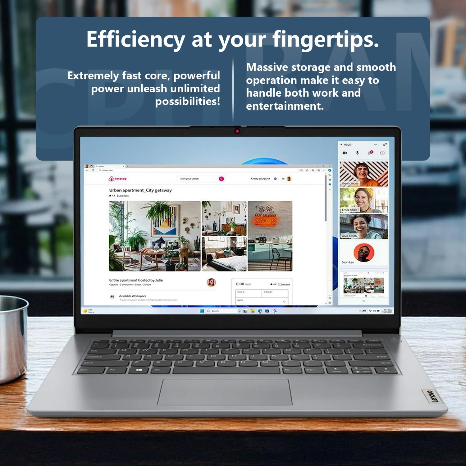Lenovo Ideapad 1 Daily/Student 14 Hd Laptop, 12Gb Ram, 704Gb Storage(128Gb Emmc + 512Gb Pcie + 64Gb Usb), 1 Yr Office 365, Intel