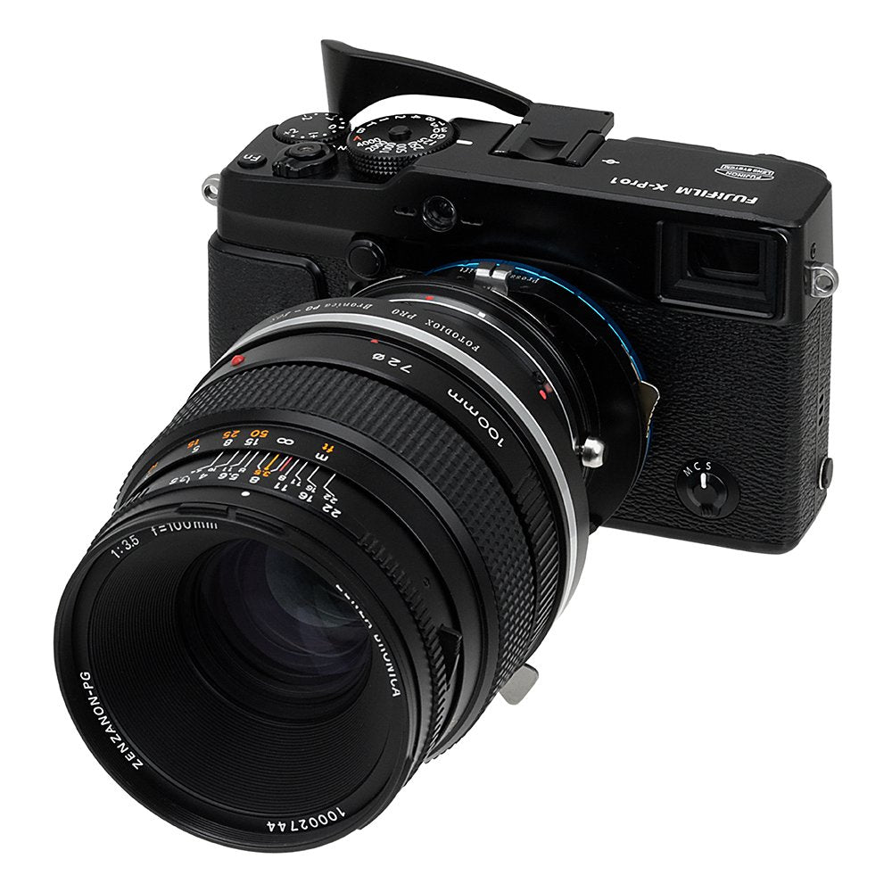 Fotodiox Pro Lens Mount Shift Adapter Bronica Gs-1 (Pg) Mount Lenses To Fujifilm X-Series Mirrorless Camera Adapter - Fits X-Mou