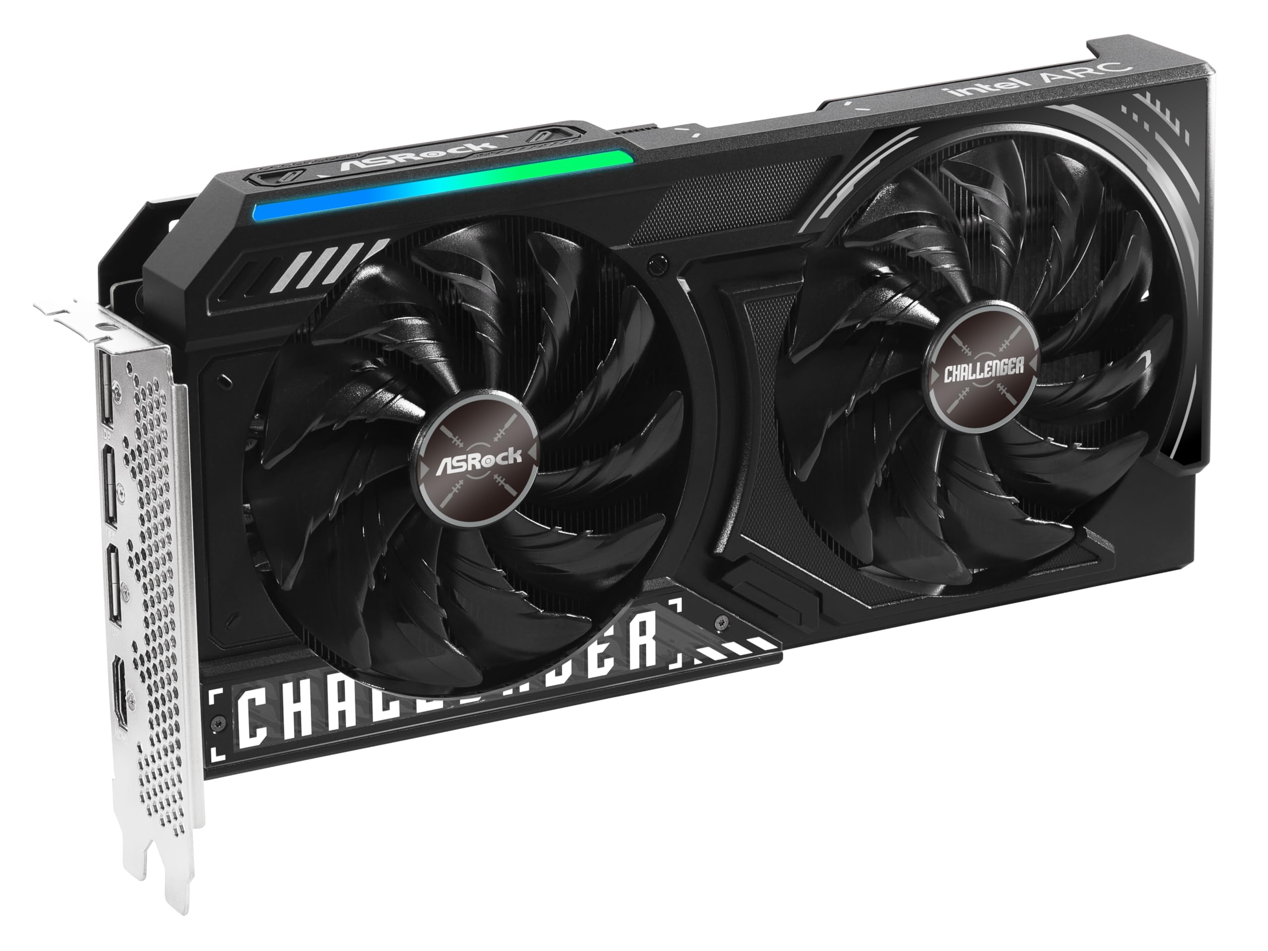 Asrock Intel Arc B580 Challenger 12Gb Oc Gddr6 19 Gbps 192 Bits 2740 Mhz 650W 7680 X 4320 Dual Fan Graphics Card