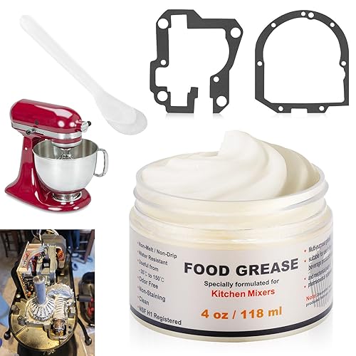 4 Oz Food Grade Grease & Gasket By Ohoho   Compatible With Kitchen Stand Mixer