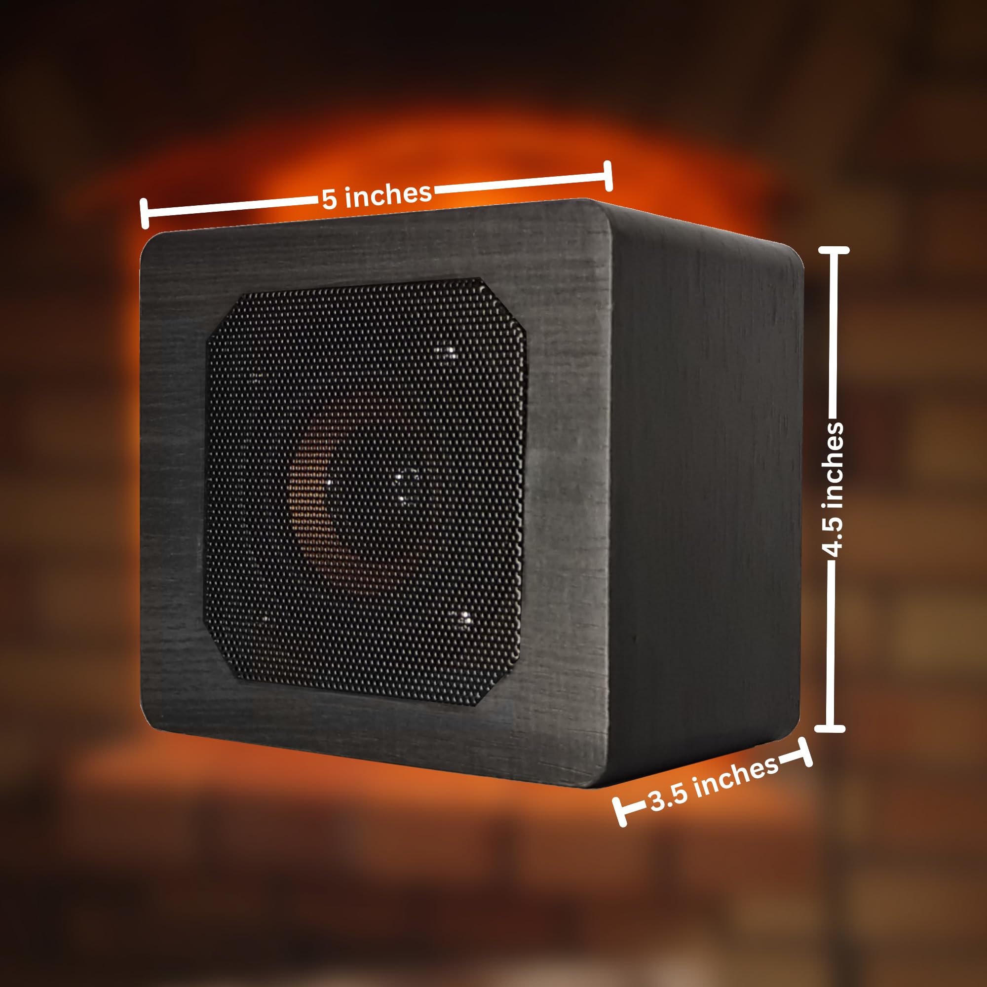 Trebisky Fire Crackler Sound System Comfort Crackling Sound Effect Maker Rechargeable Portable Bluetooth Speaker For Electric Ga