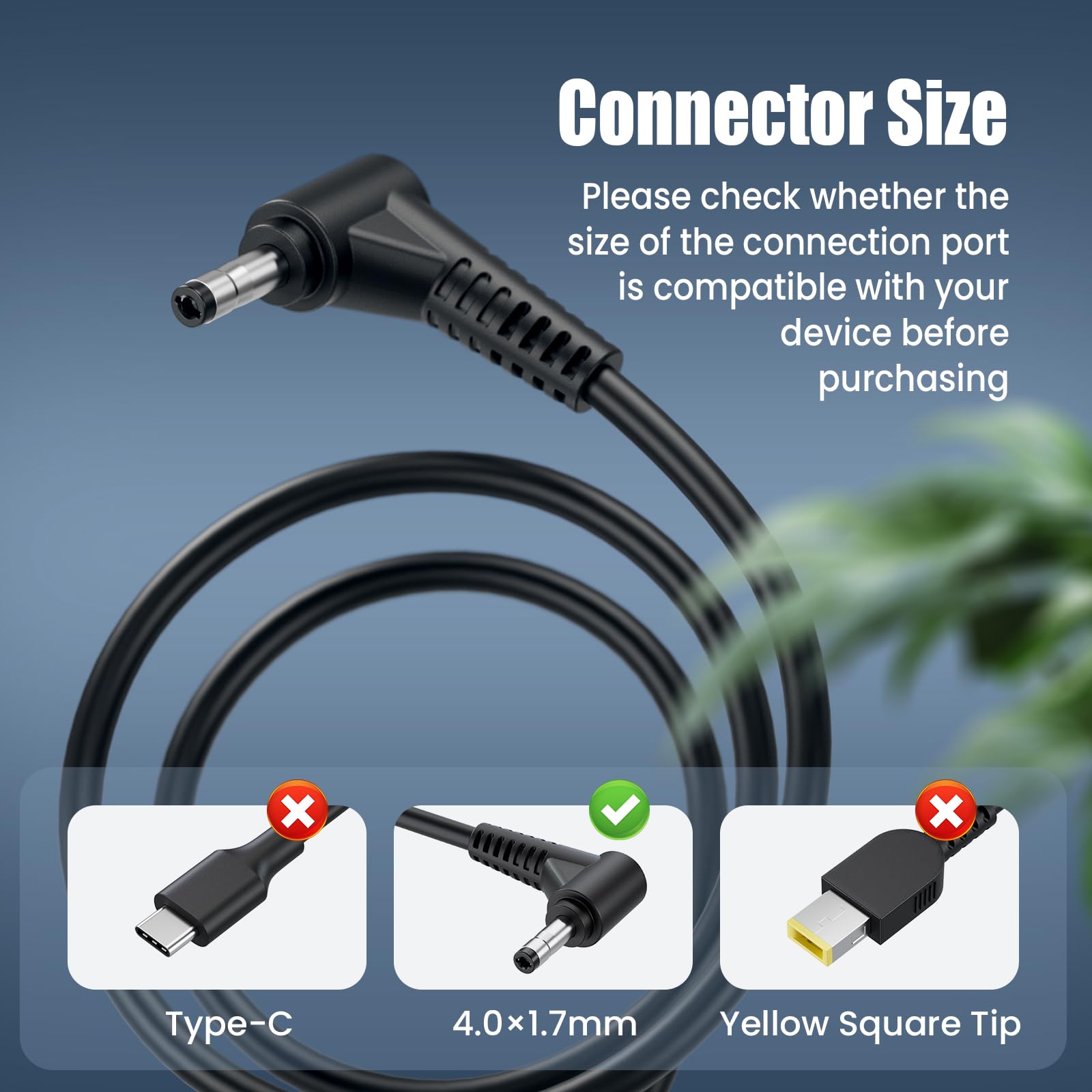 65W 45W Laptop Charger For Lenovo Ideapad 310 320 330 330S 120S 130 510 520 530S 710S Adl45Wcc Pa 1450 55Ll ; Chromebook 100S; Y