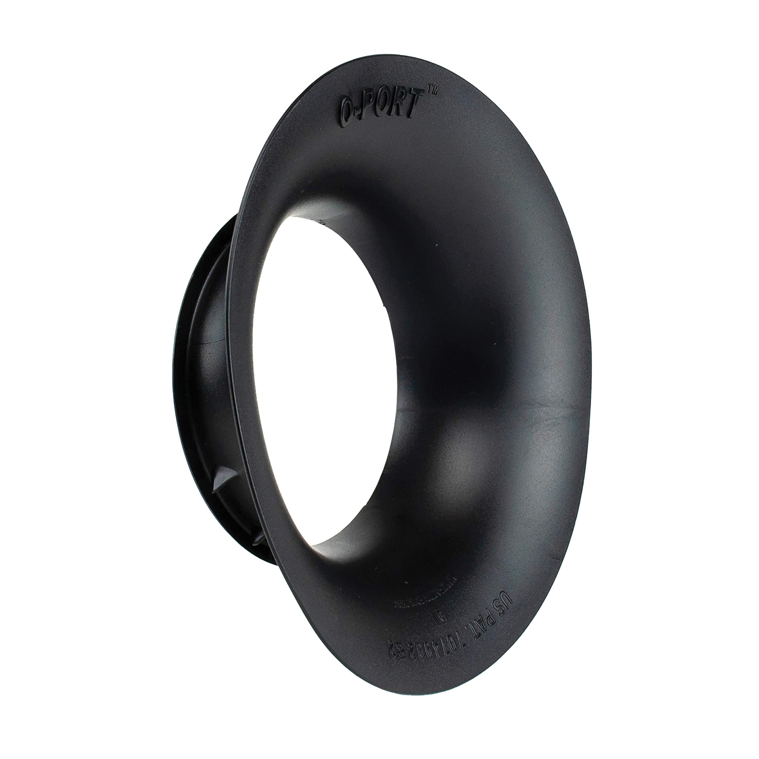 D'Addario Accessories O Port Sound Enhancement For Acoustic Guitar, Large, Black