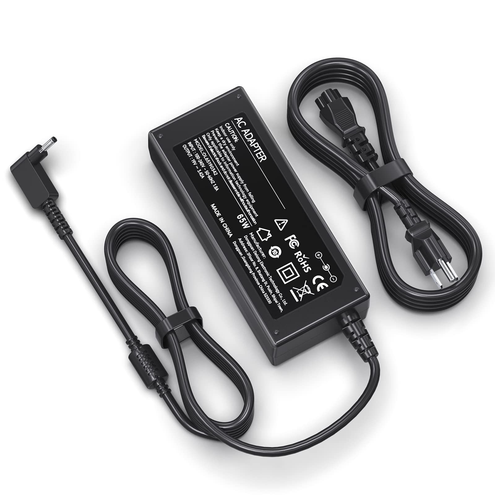 I IBACASE 65W Laptop Charger Compatible with Acer Chromebook N15Q9 N15Q8 & Aspire 5 Series - Replacement Power Cord (3.0mm*1.1mm