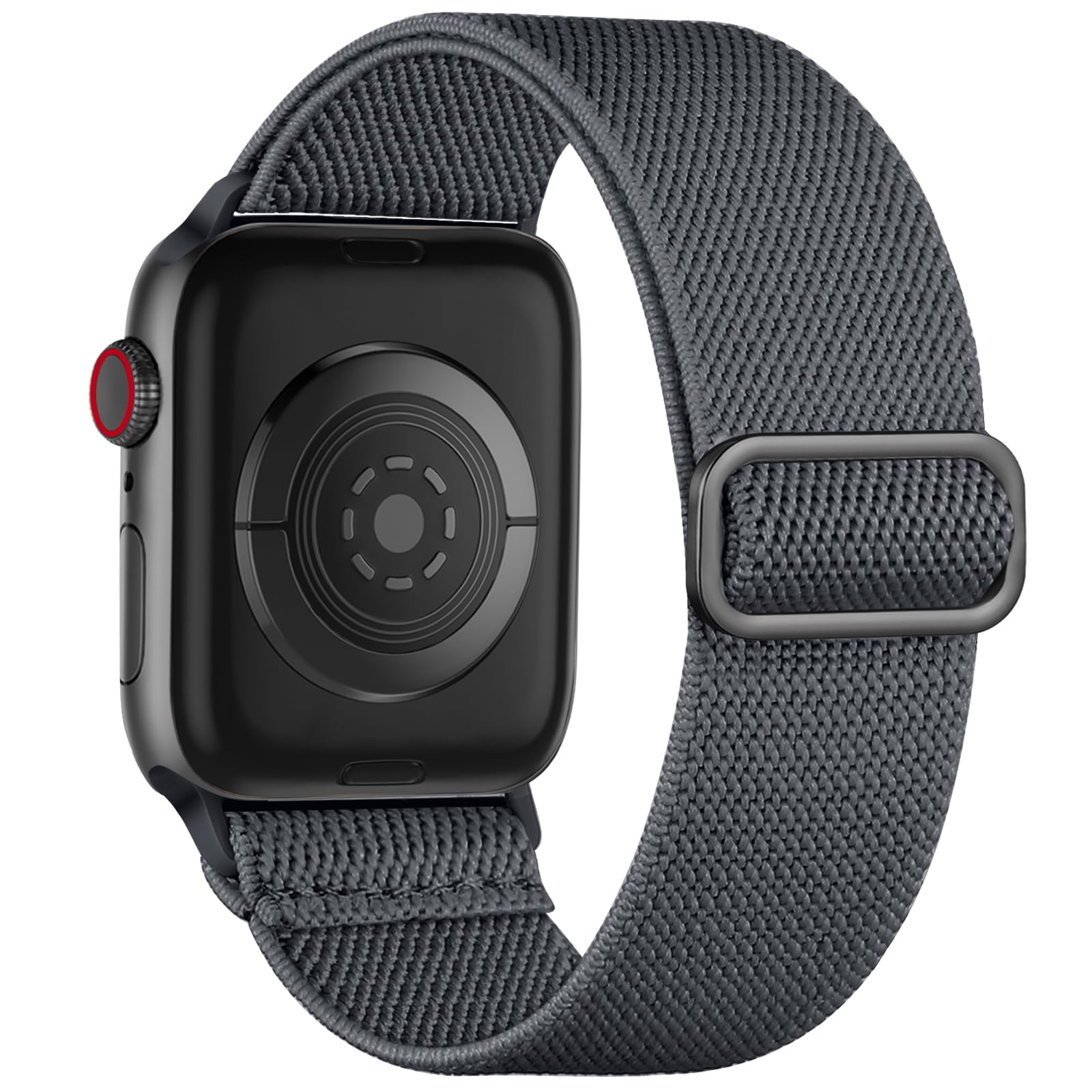 Maledan Stretchy Solo Loop Compatible With Apple Watch Band 40Mm 41Mm 38Mm Women Men, Soft Nylon Elastic Strap Wristband For App