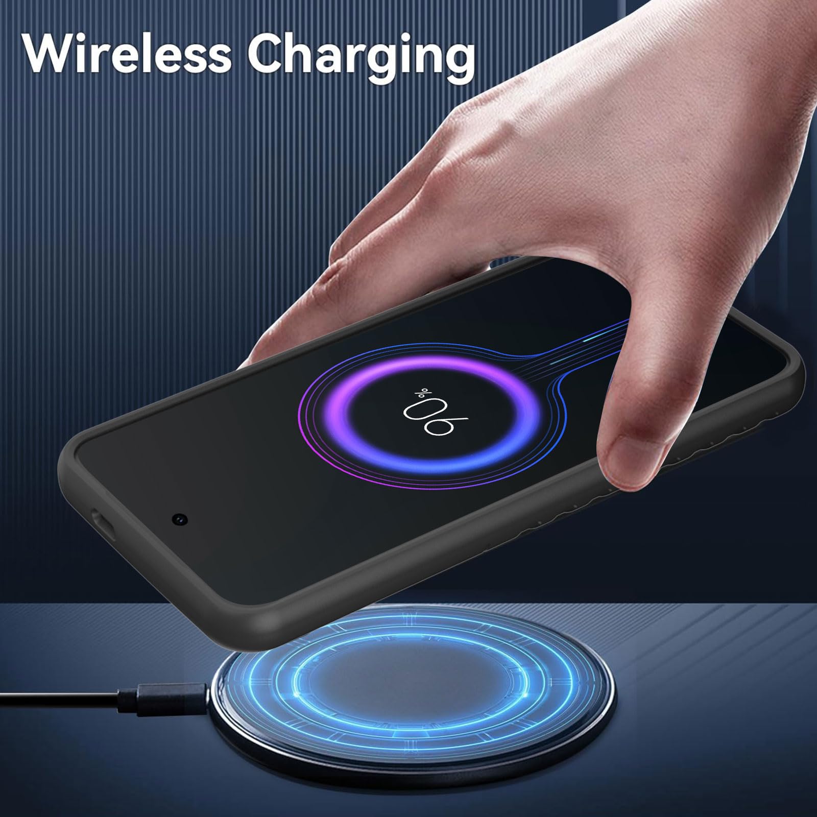 Efgwsder For Galaxy S25 Plus Case,Shock-Absorption Flexible Tpu Rubber Protective Cell Phone Cover For Samsung Galaxy S25 Plus 6